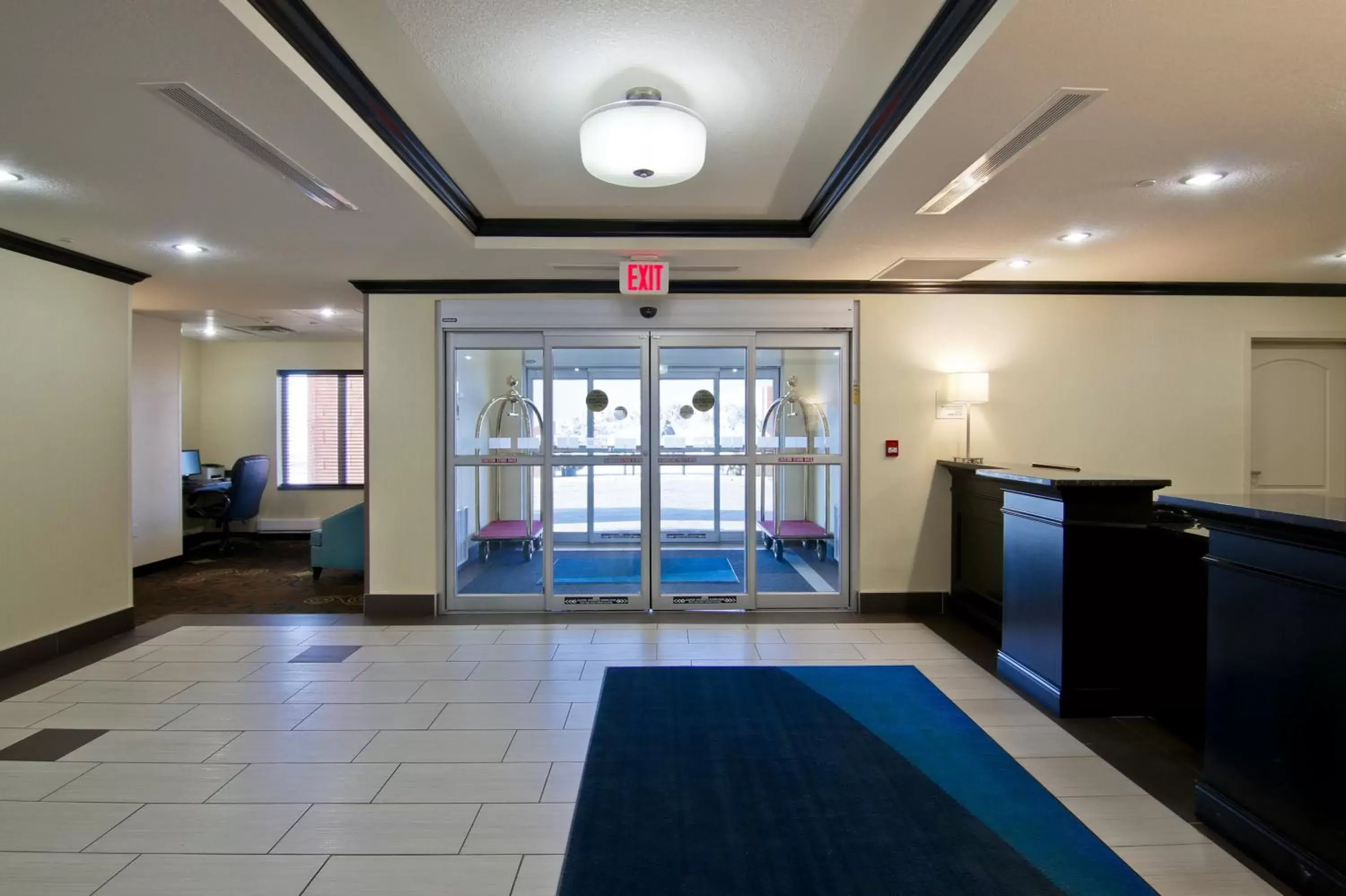 Property building, Swimming Pool in Holiday Inn Express Fort Saskatchewan, an IHG Hotel