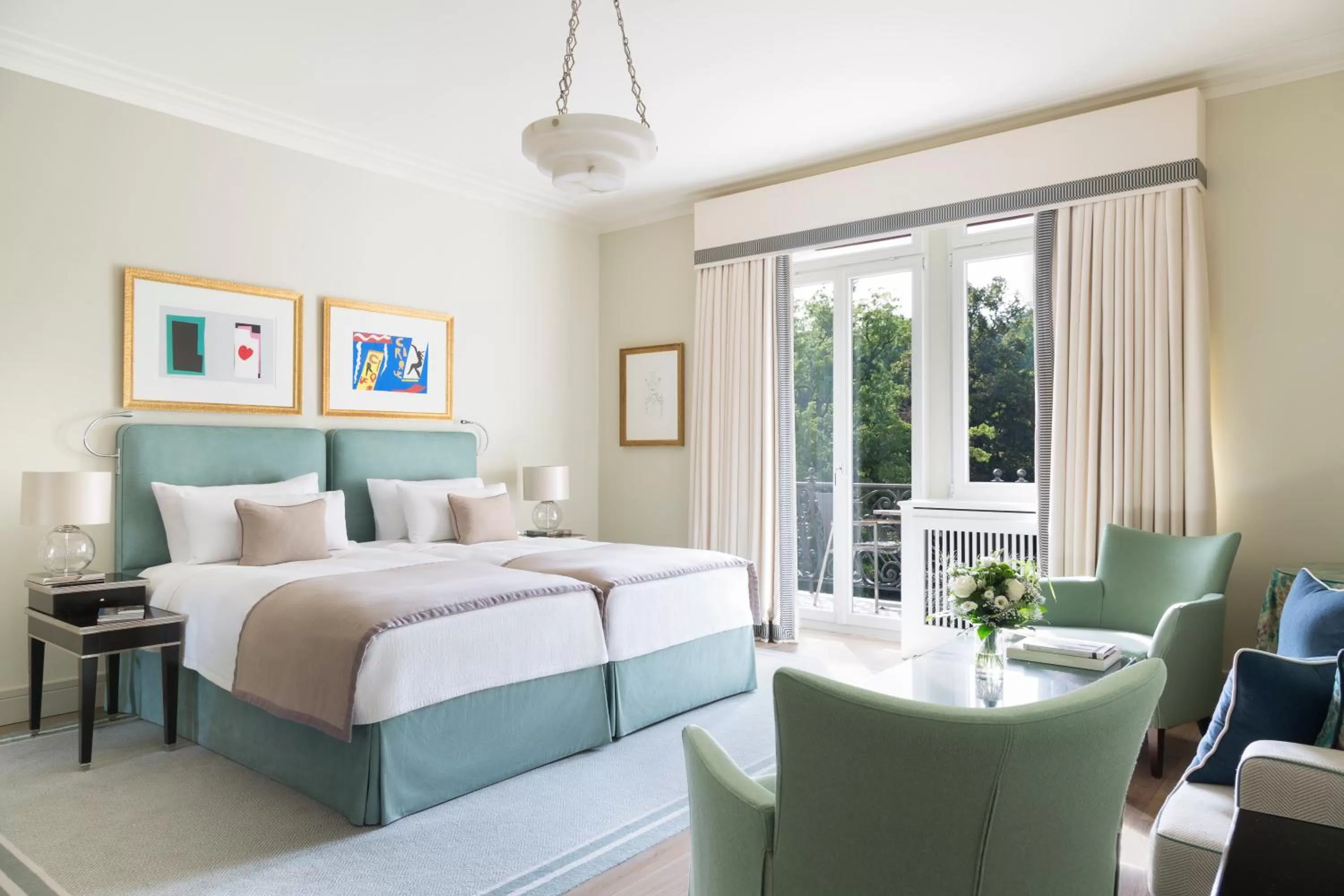 Bed in Brenners Park Hotel & Spa, Oetker Hotels