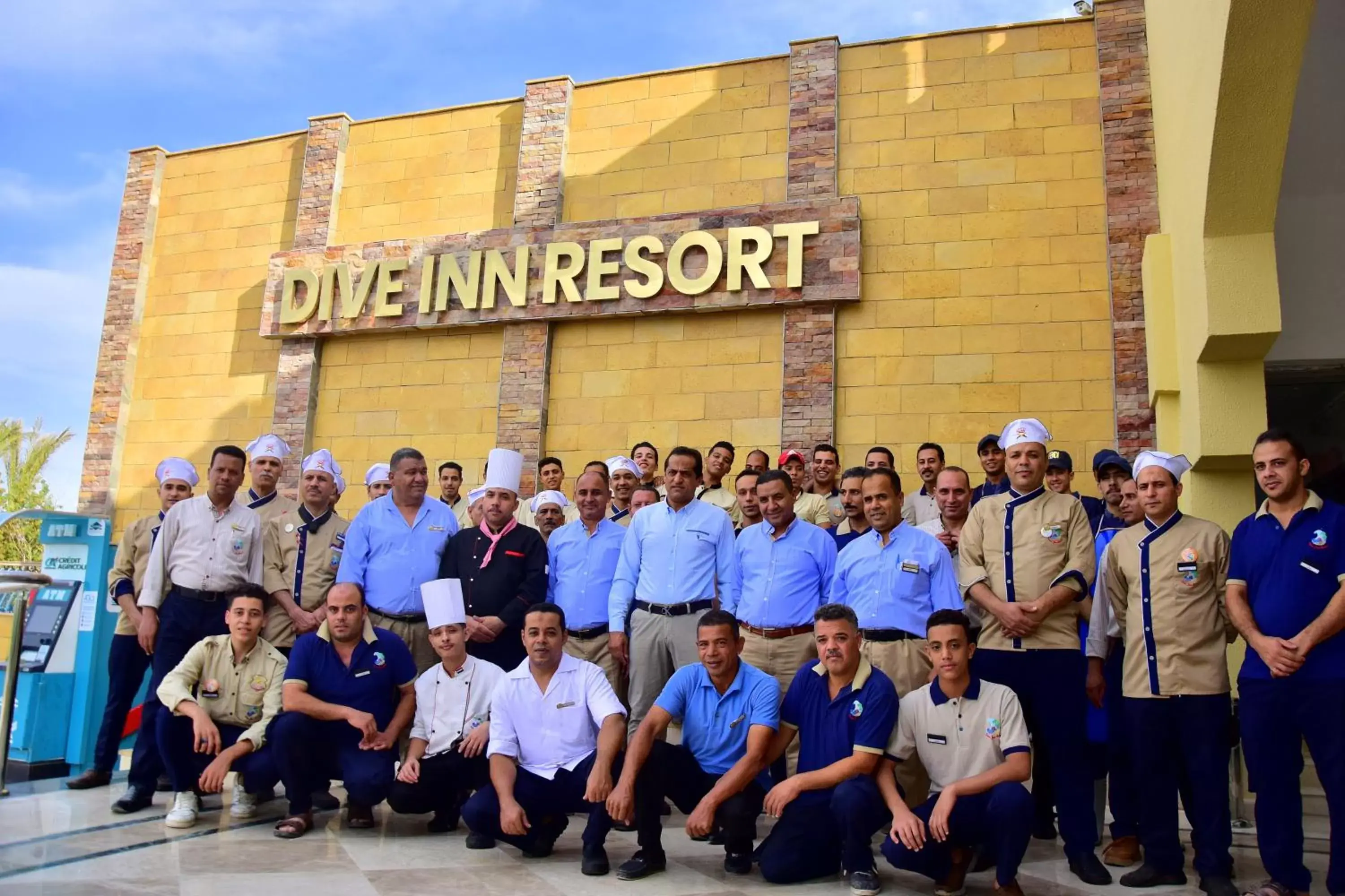 Staff in Dive Inn Resort