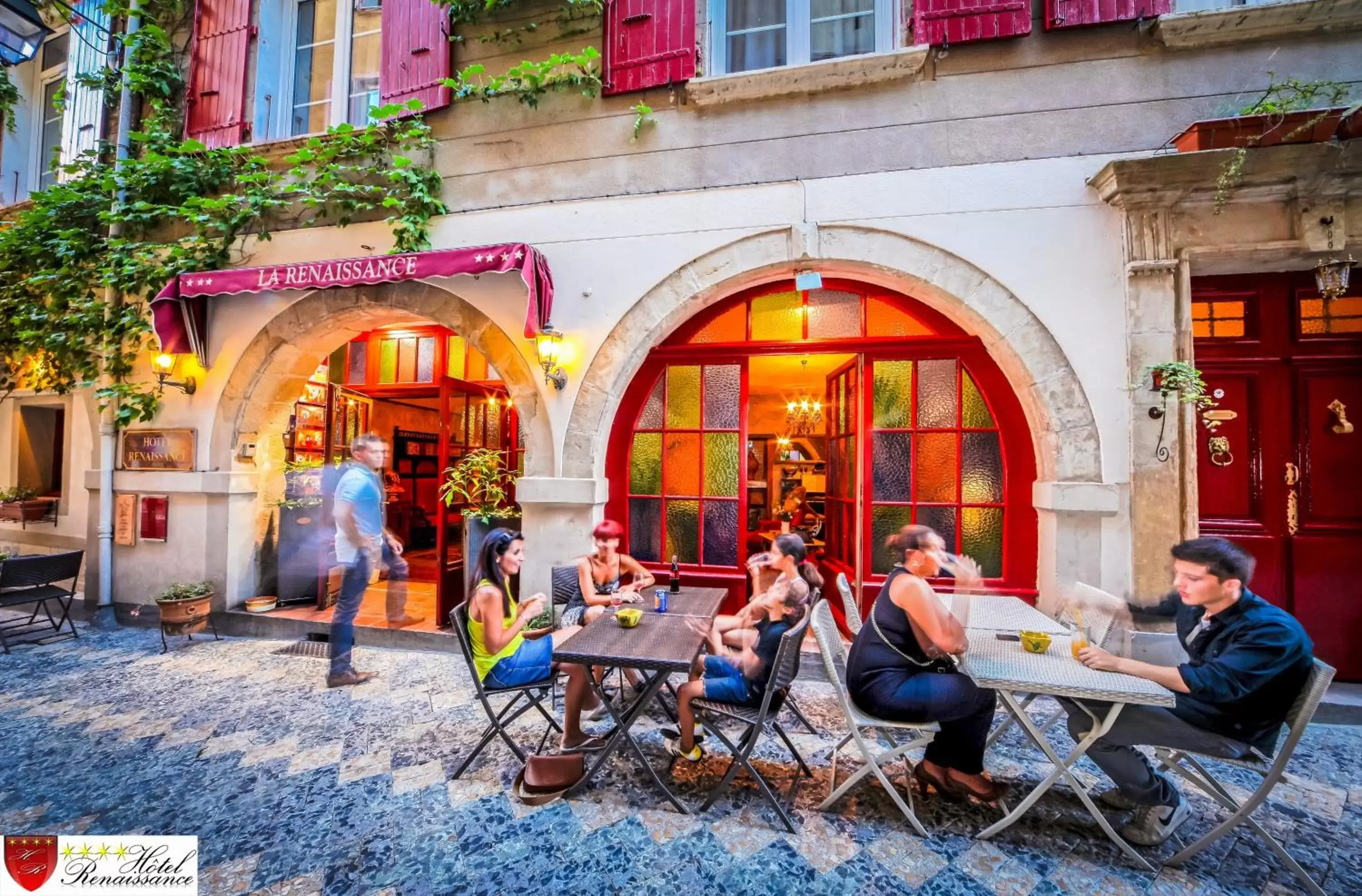 Patio in Hôtel Renaissance