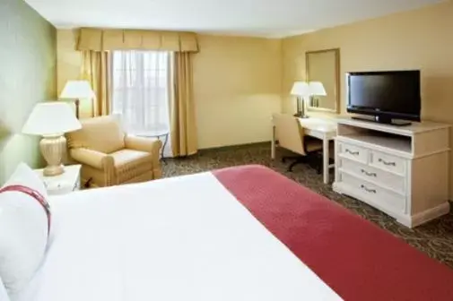 Bed, TV/Entertainment Center in Holiday Inn Chantilly-Dulles Expo Airport, an IHG Hotel