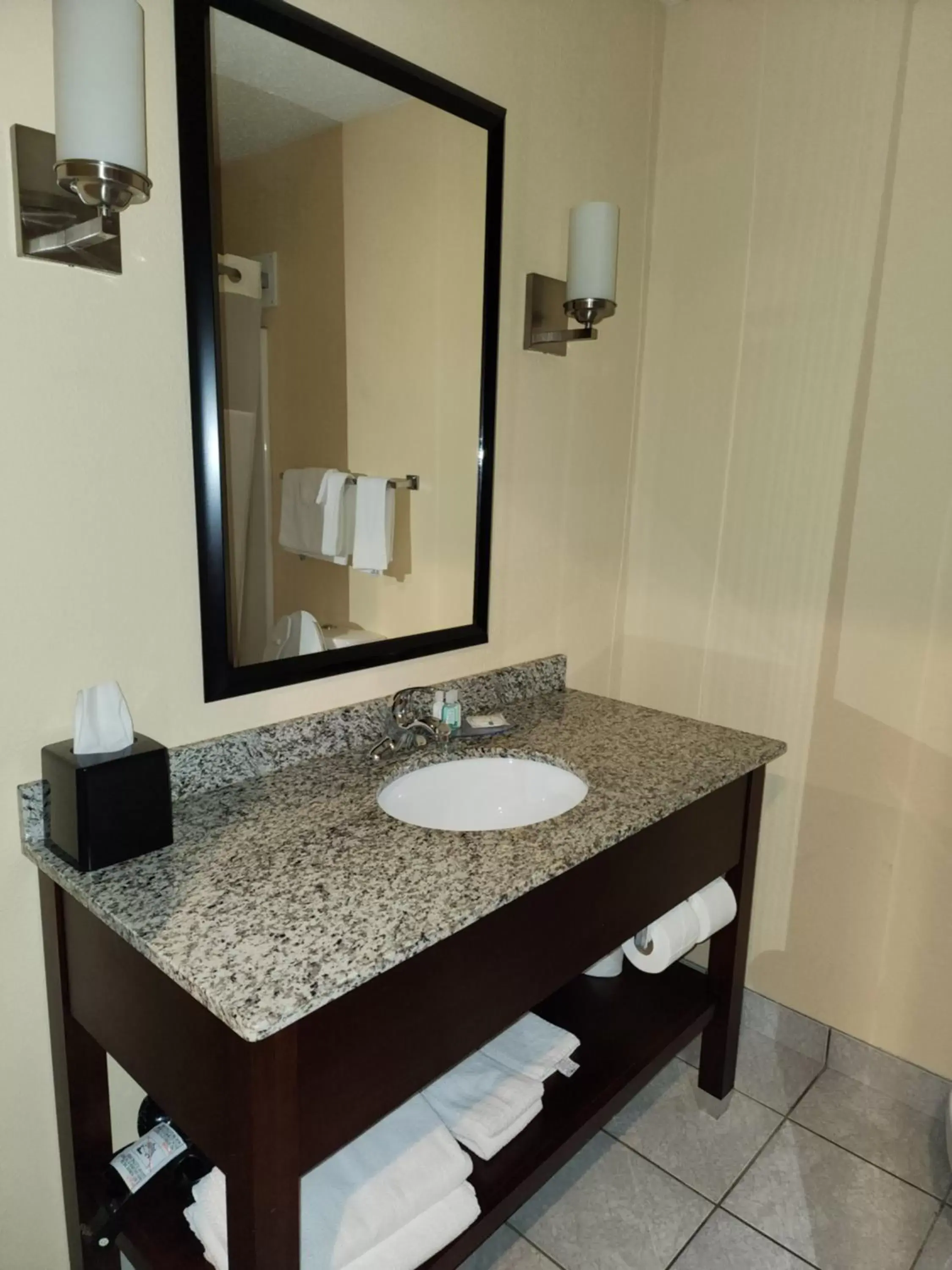 Bathroom in Quality Inn & Suites Bellville - Mansfield