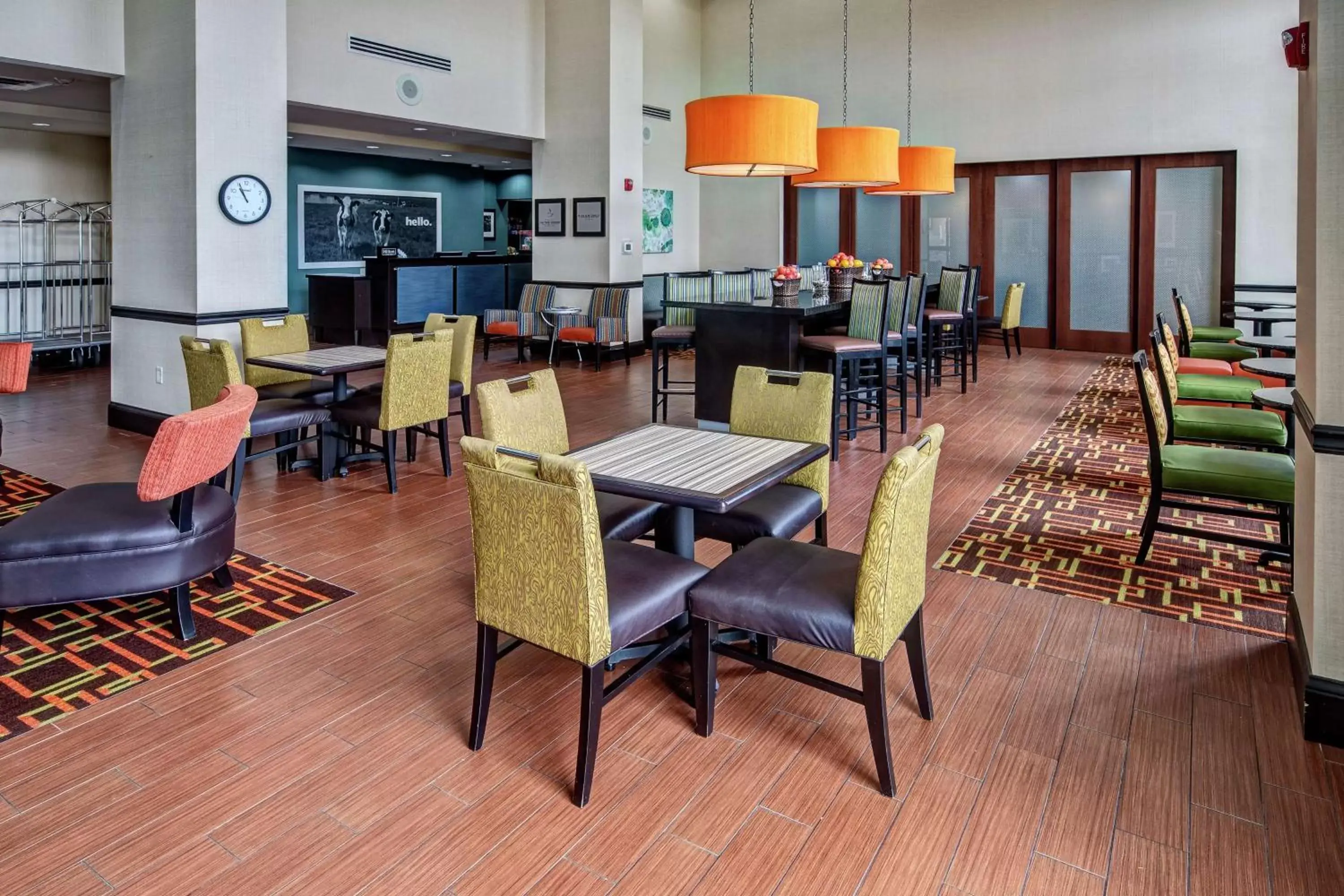 Lobby or reception, Restaurant/Places to Eat in Hampton Inn & Suites Clarksville