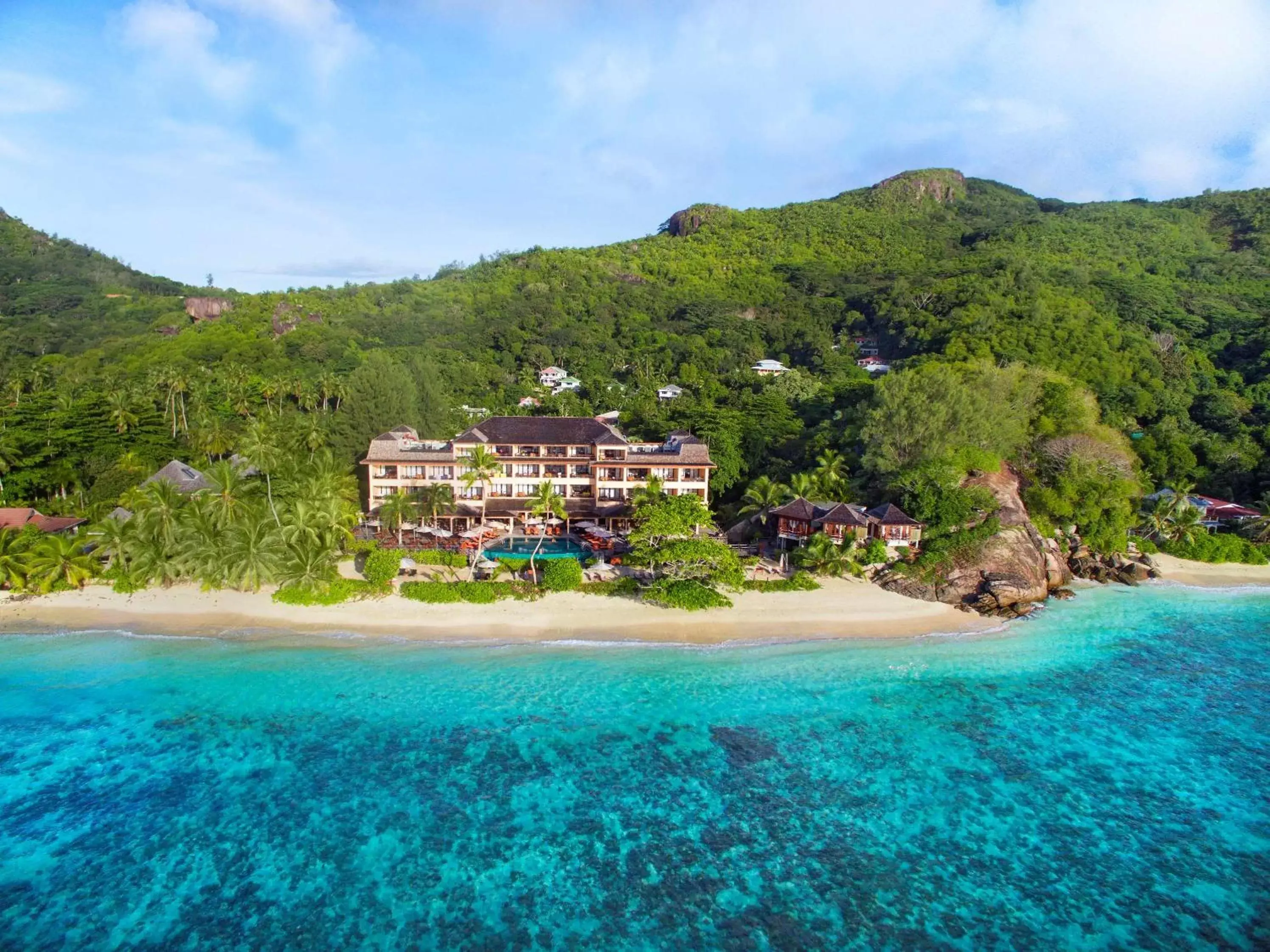 Property building, Bird's-eye View in DoubleTree by Hilton Seychelles Allamanda Resort & Spa