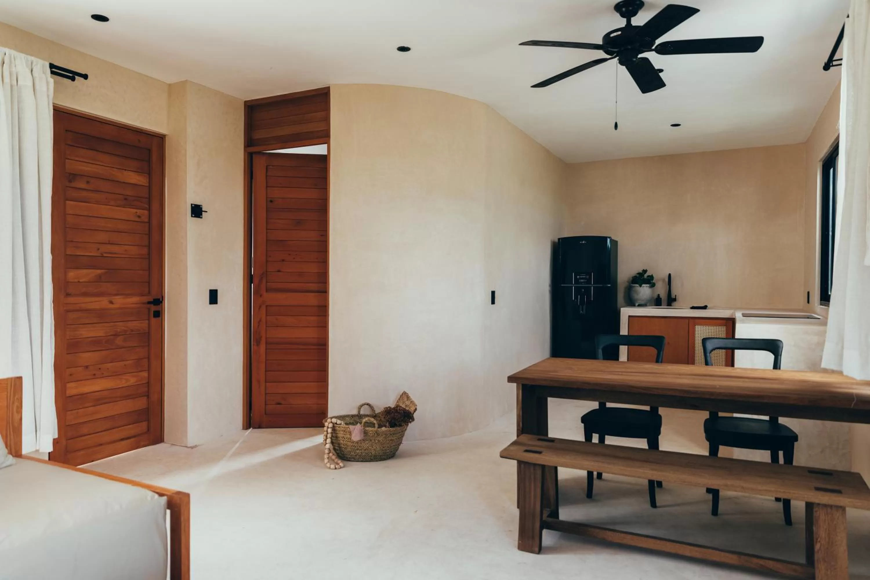 Kitchen or kitchenette in Cucu Hotel El Cuyo