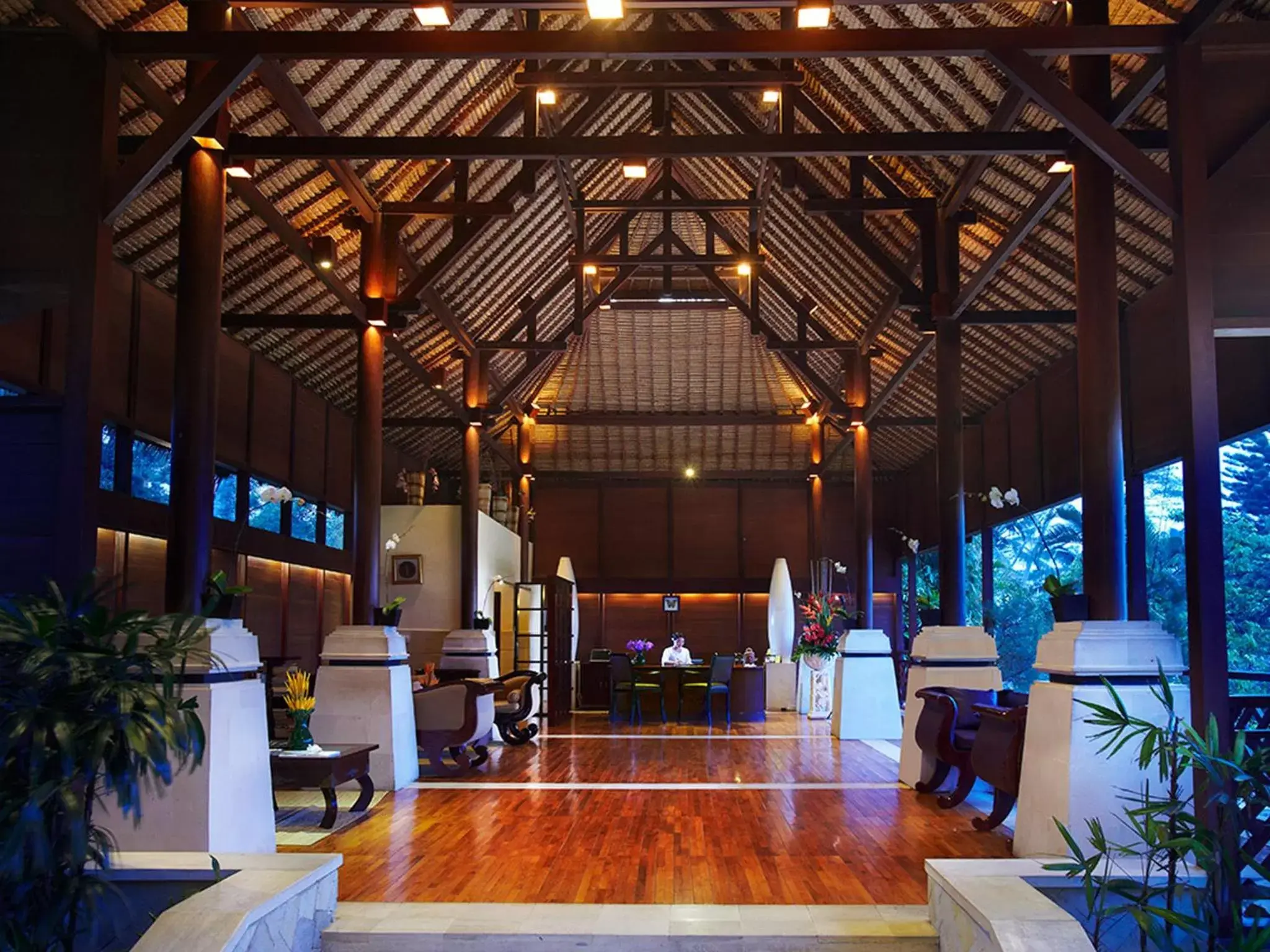 Lobby or reception in Kupu Kupu Barong Villas and Tree Spa by L’OCCITANE