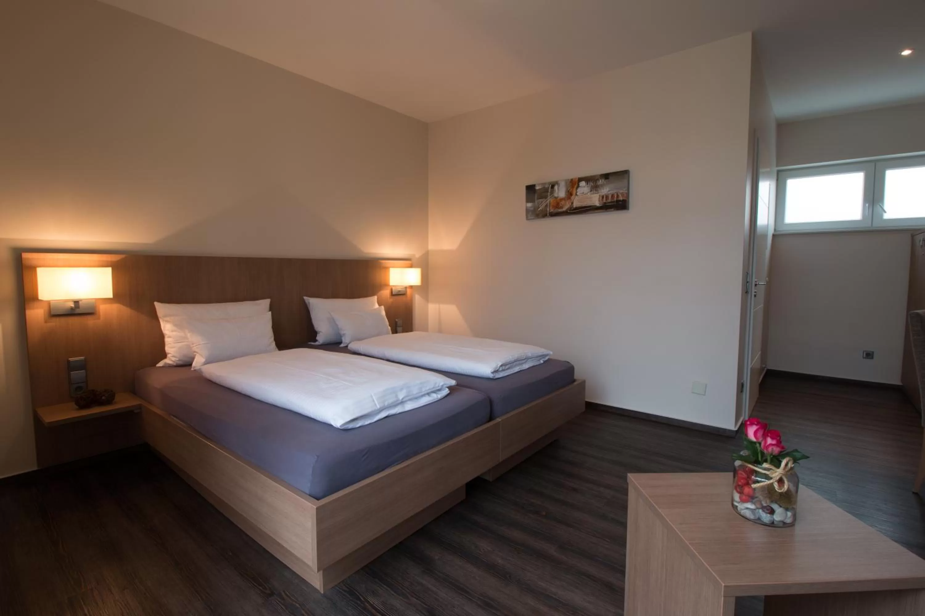 Photo of the whole room, Bed in Gästehaus Bauer - Schlafen auf dem Weingut