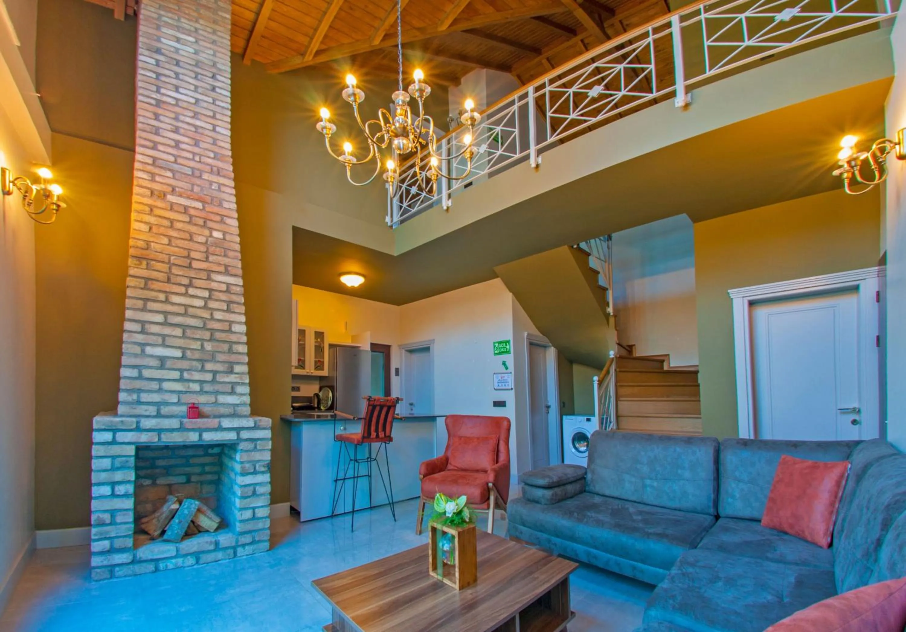 Living room in Villa Kirkpinar Sapanca