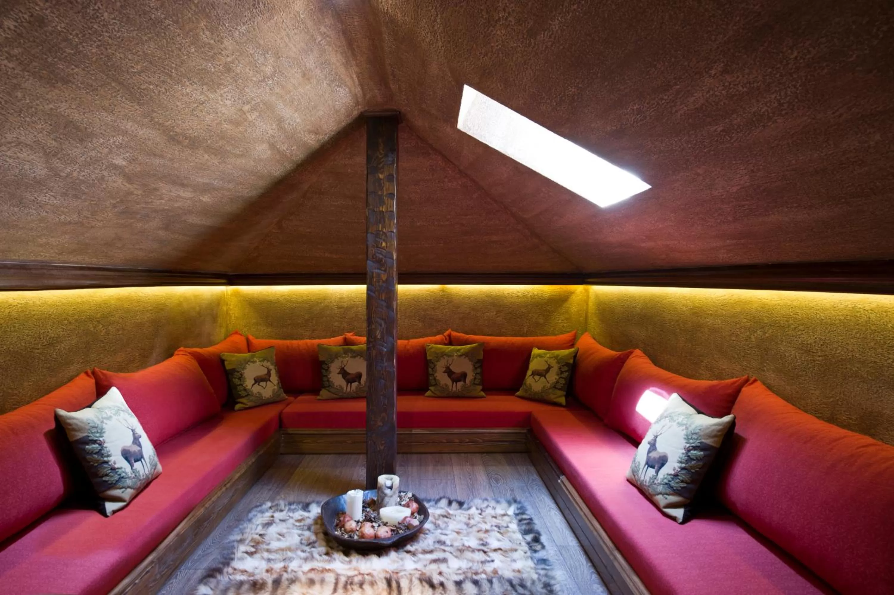 Living room in AROMA DRYOS SPA & ECO Hotel