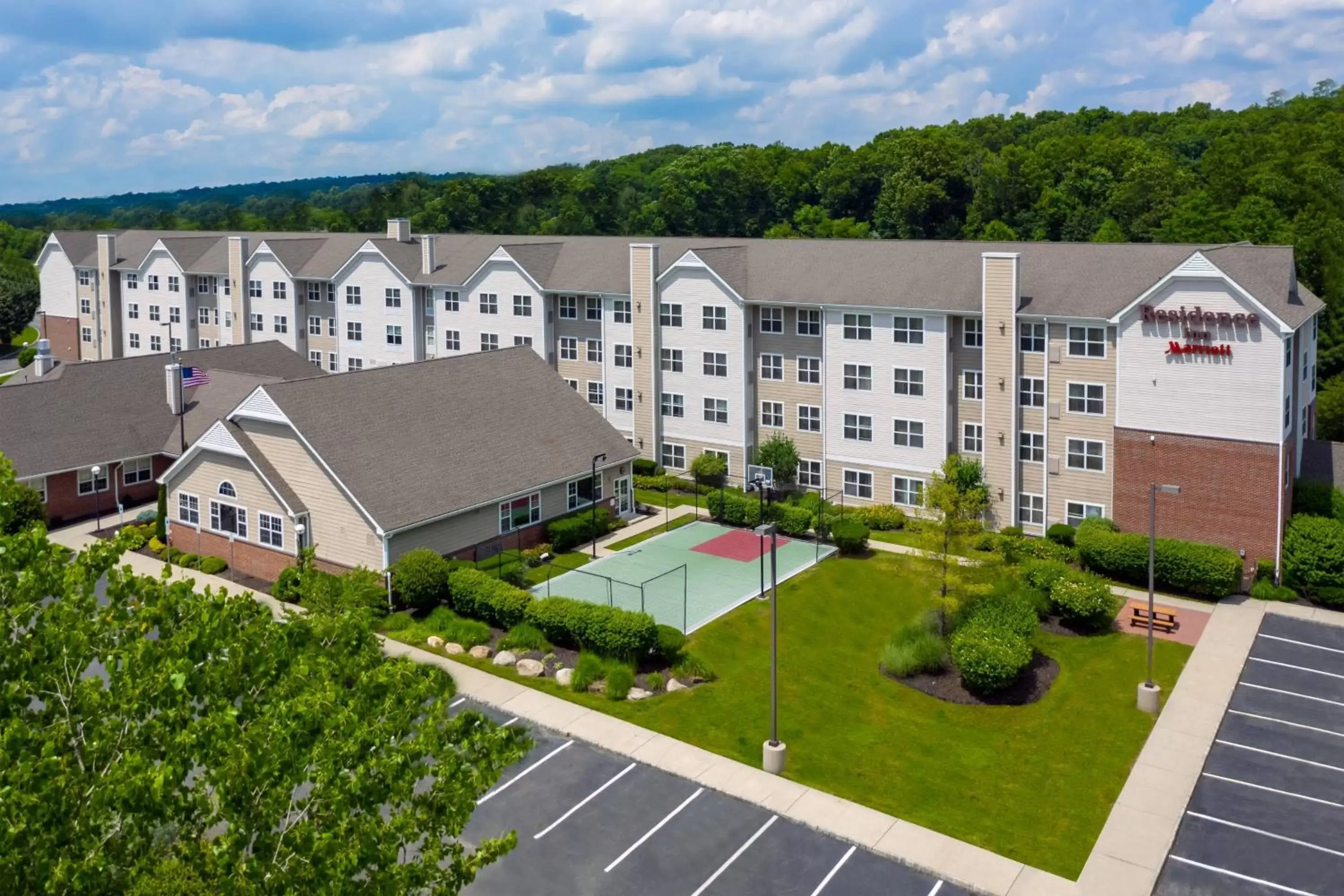 Property building, Bird's-eye View in Residence Inn Wayne