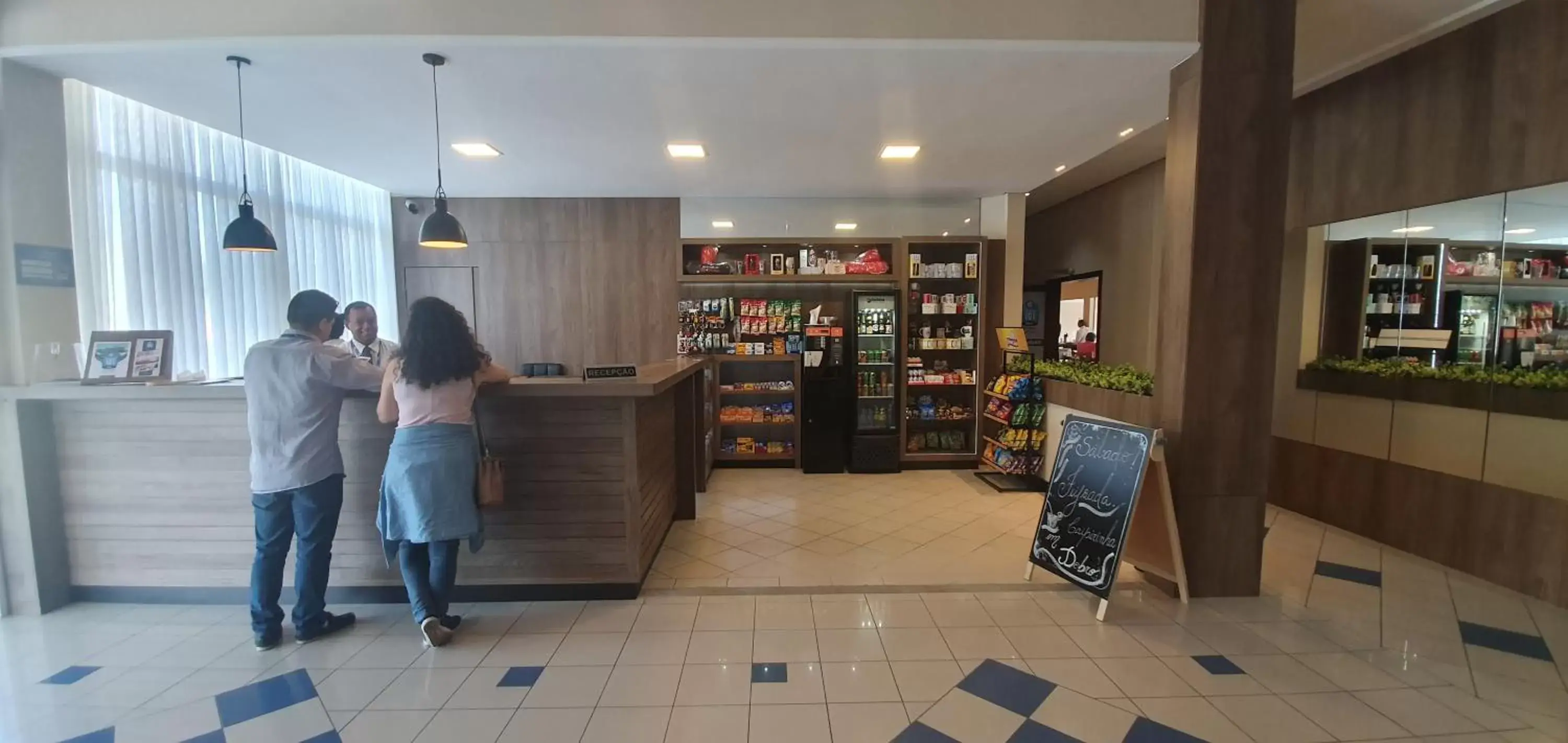Lobby or reception in Hotel Estação 101 - Brusque
