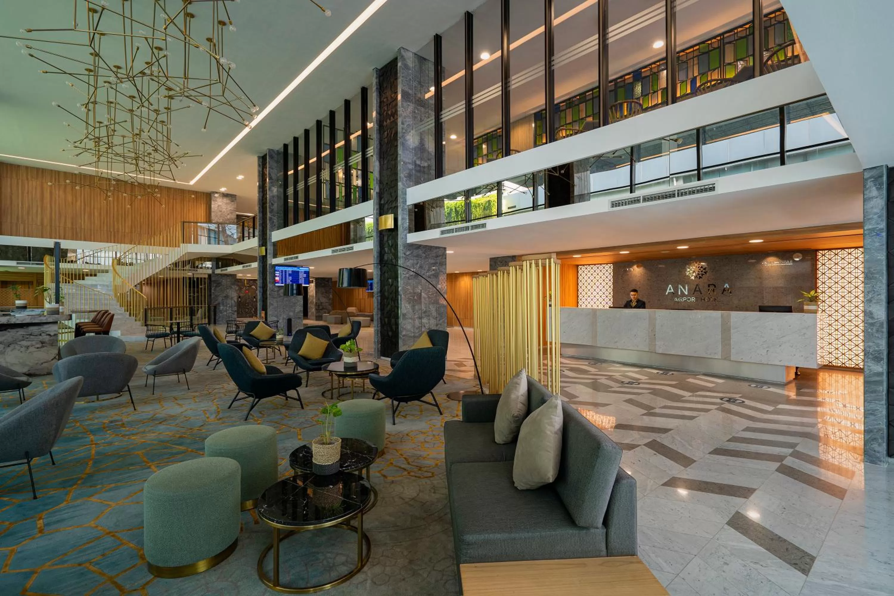 Lobby or reception in Anara Airport Hotel
