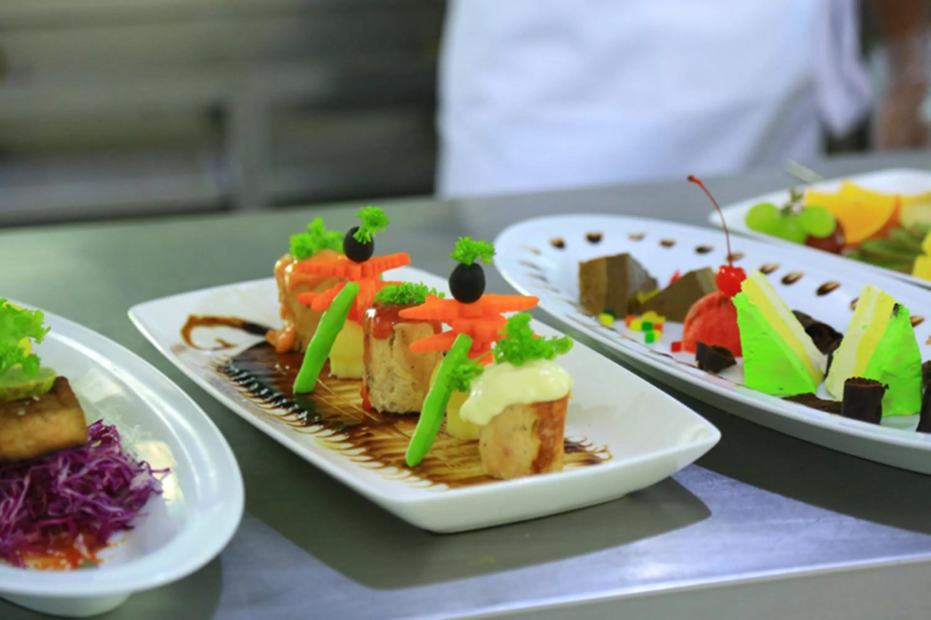 Meals in Ruins Chaaya Hotel