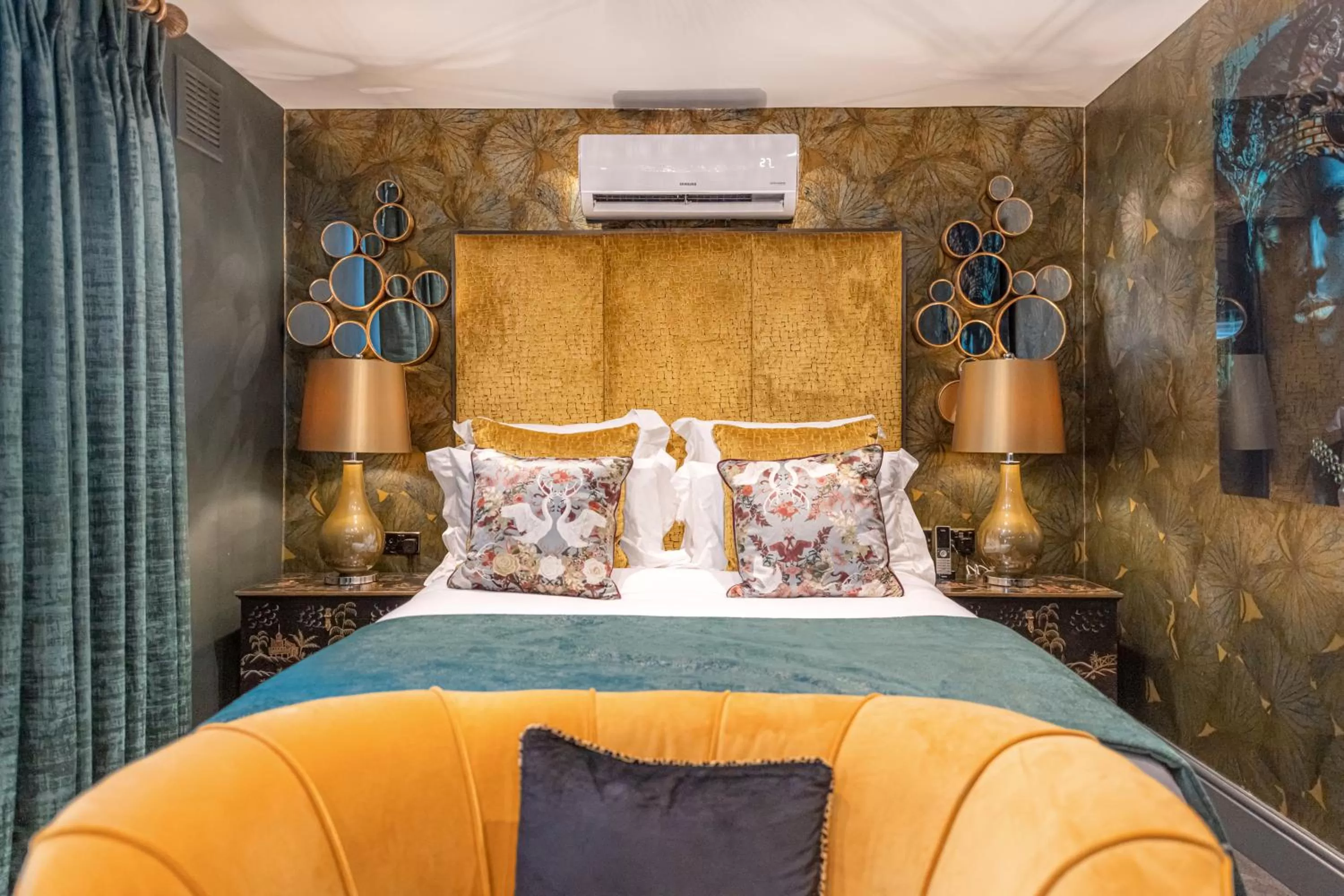 Bed in Funky Monk Hotel