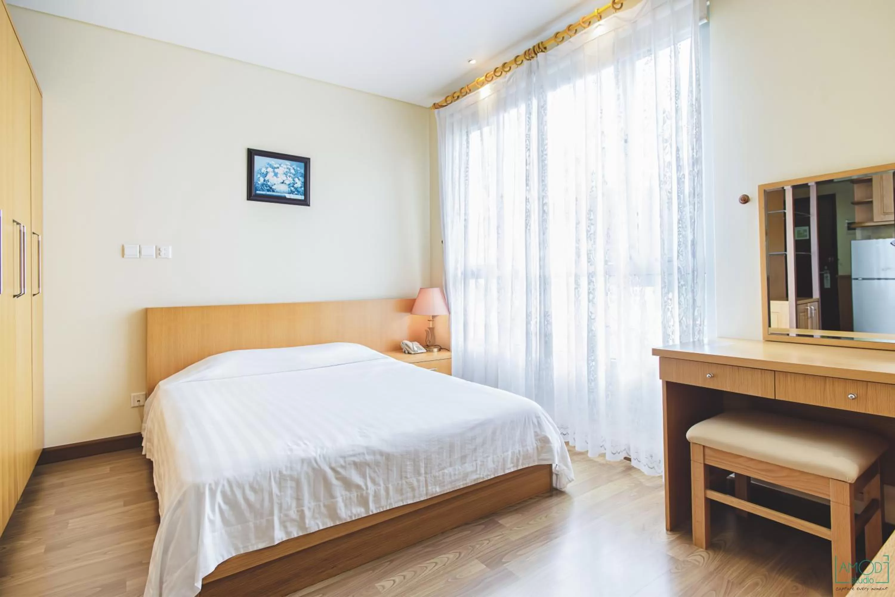 Bedroom, Bed in Lancaster Ho Chi Minh Serviced Apartment Official