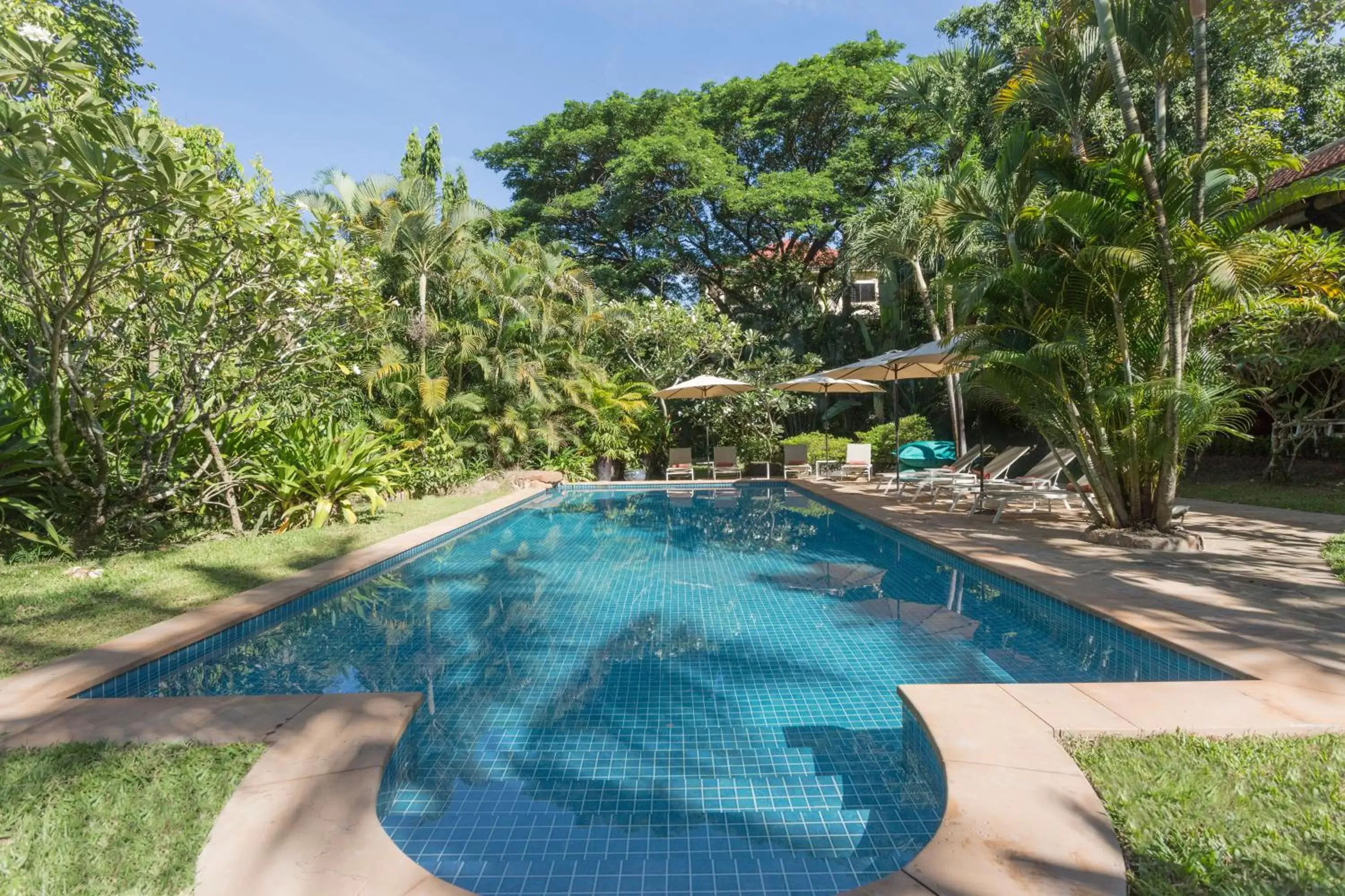 Garden, Swimming Pool in La Palmeraie D'angkor