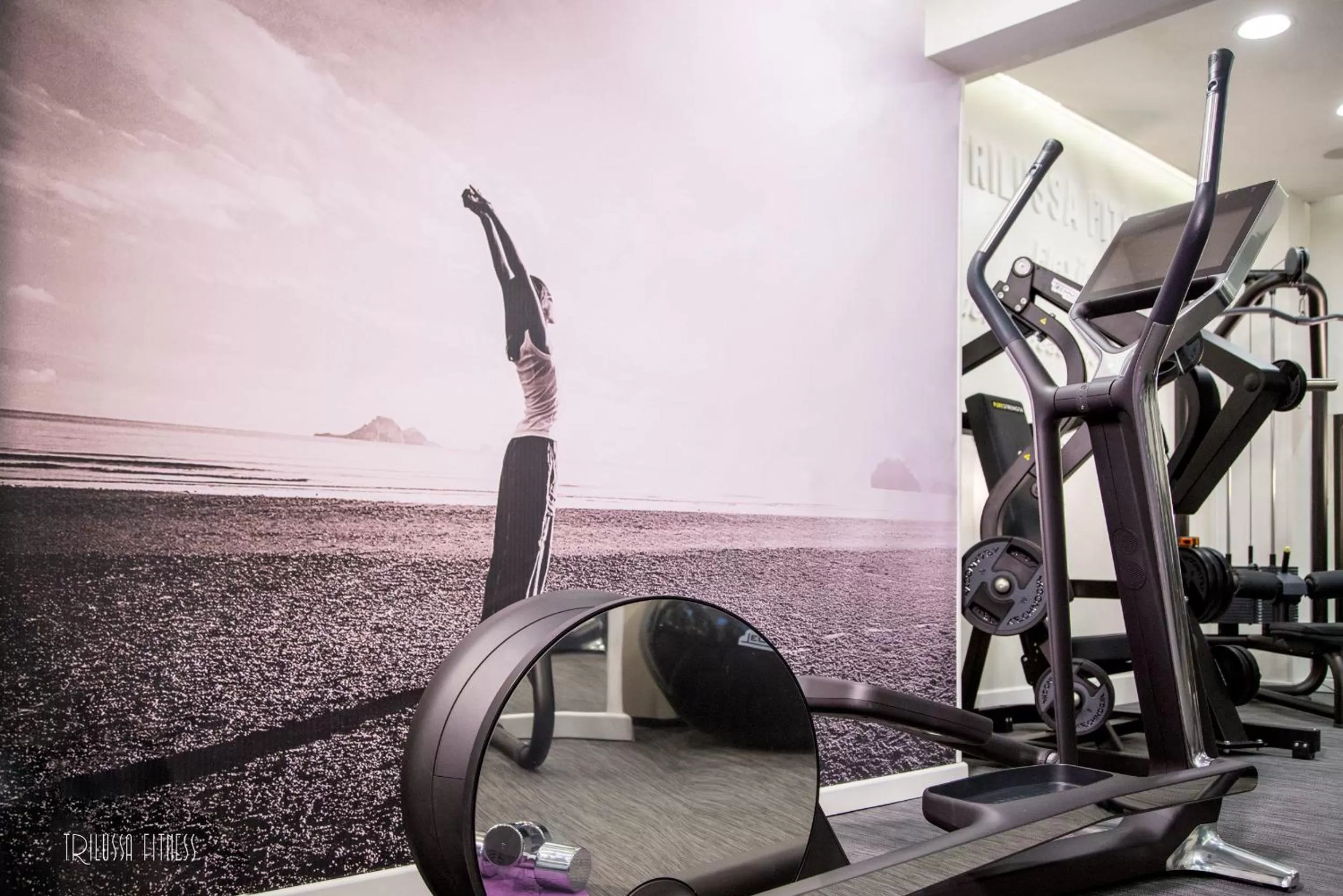 Fitness centre/facilities in Trilussa Palace Hotel Congress & Spa