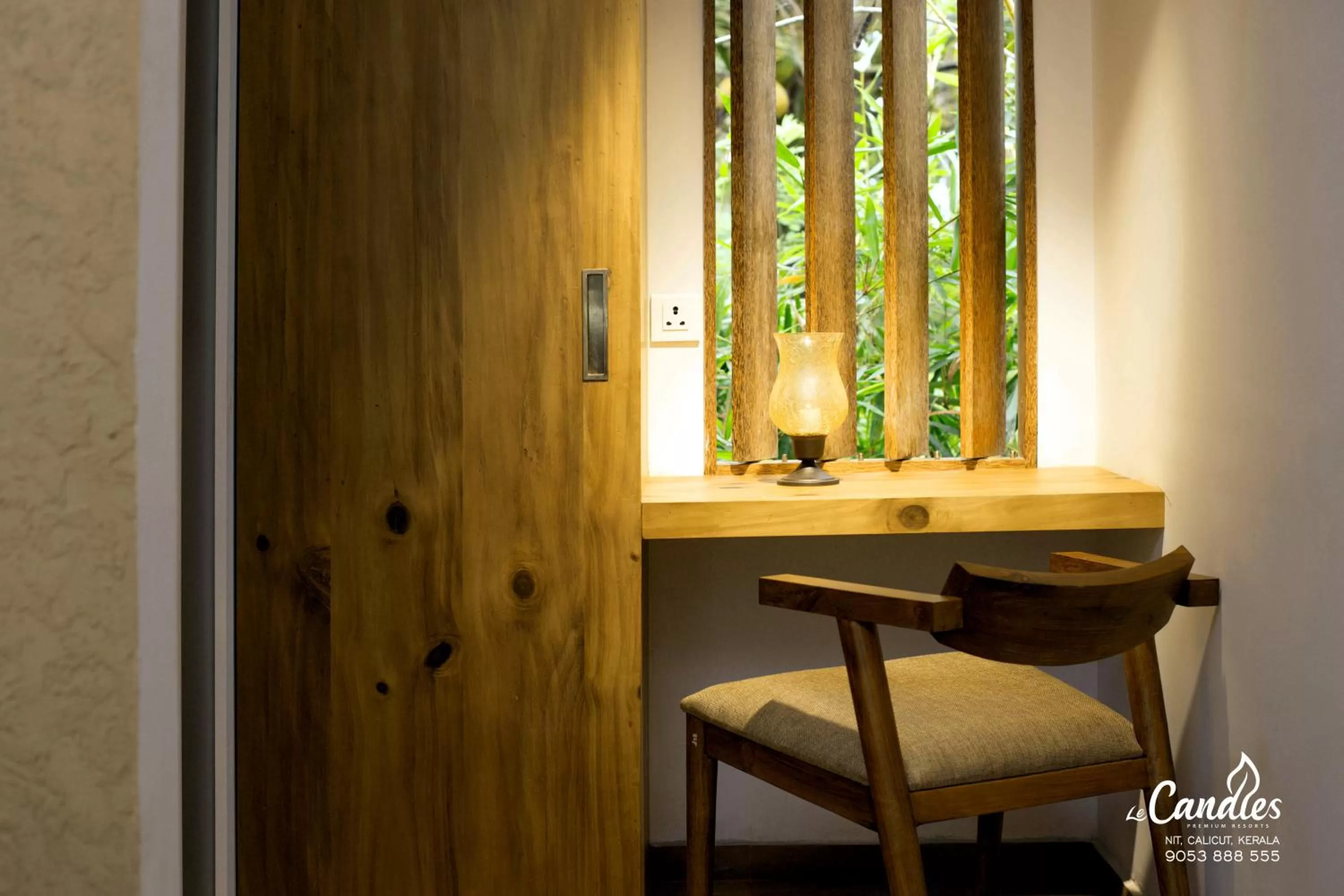 Seating area in Le Candles Resort