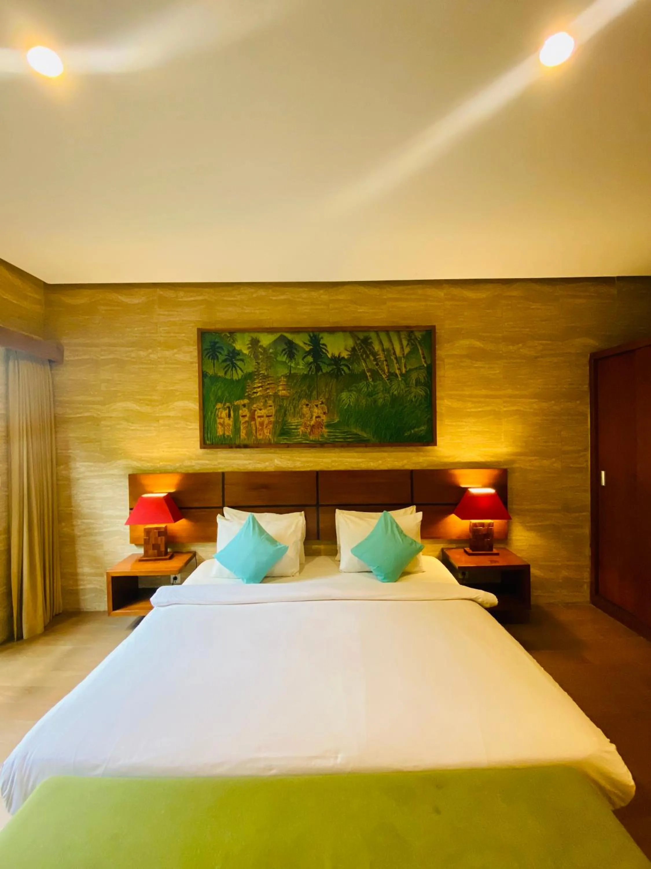 Bed in The Green Zhurga Suite Seminyak
