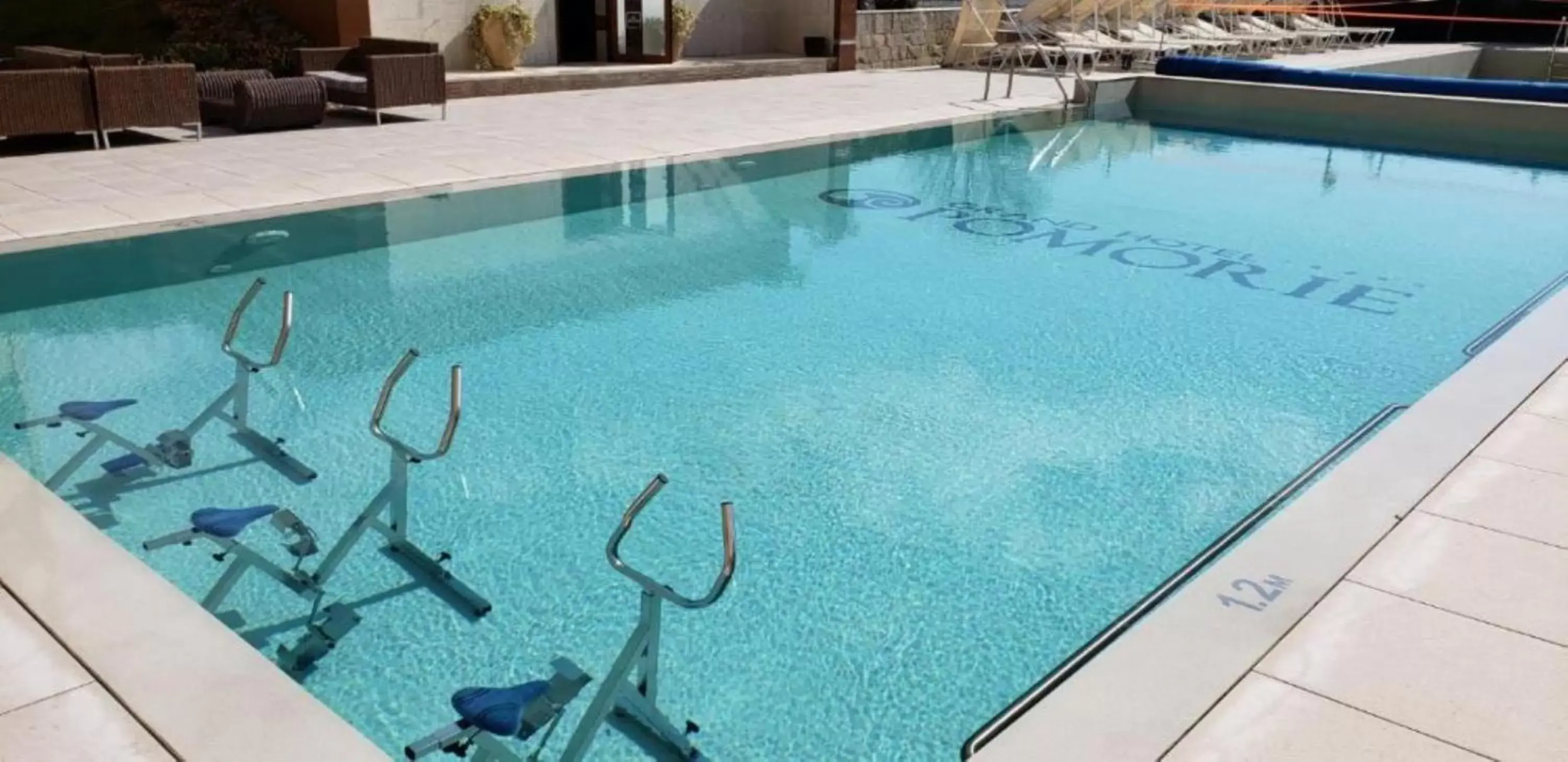 Swimming pool in Grand Hotel Pomorie - Medical spa Swimming pool in Grand Hotel Pomorie - Medical spa