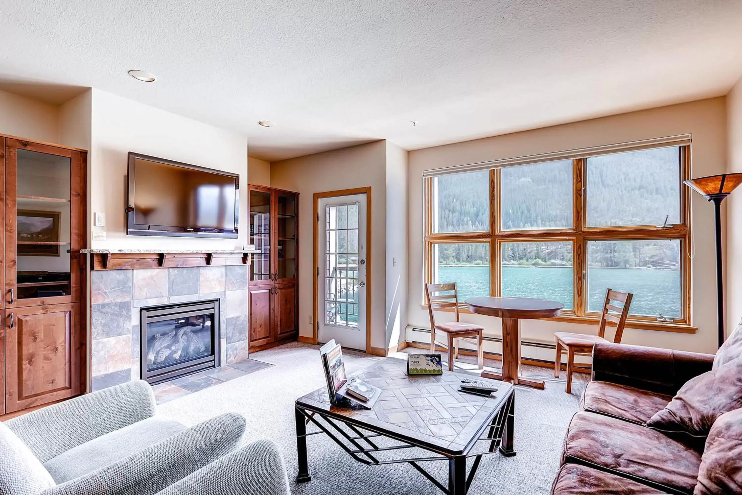 Seating Area in Lakeside Village by Keystone Resort