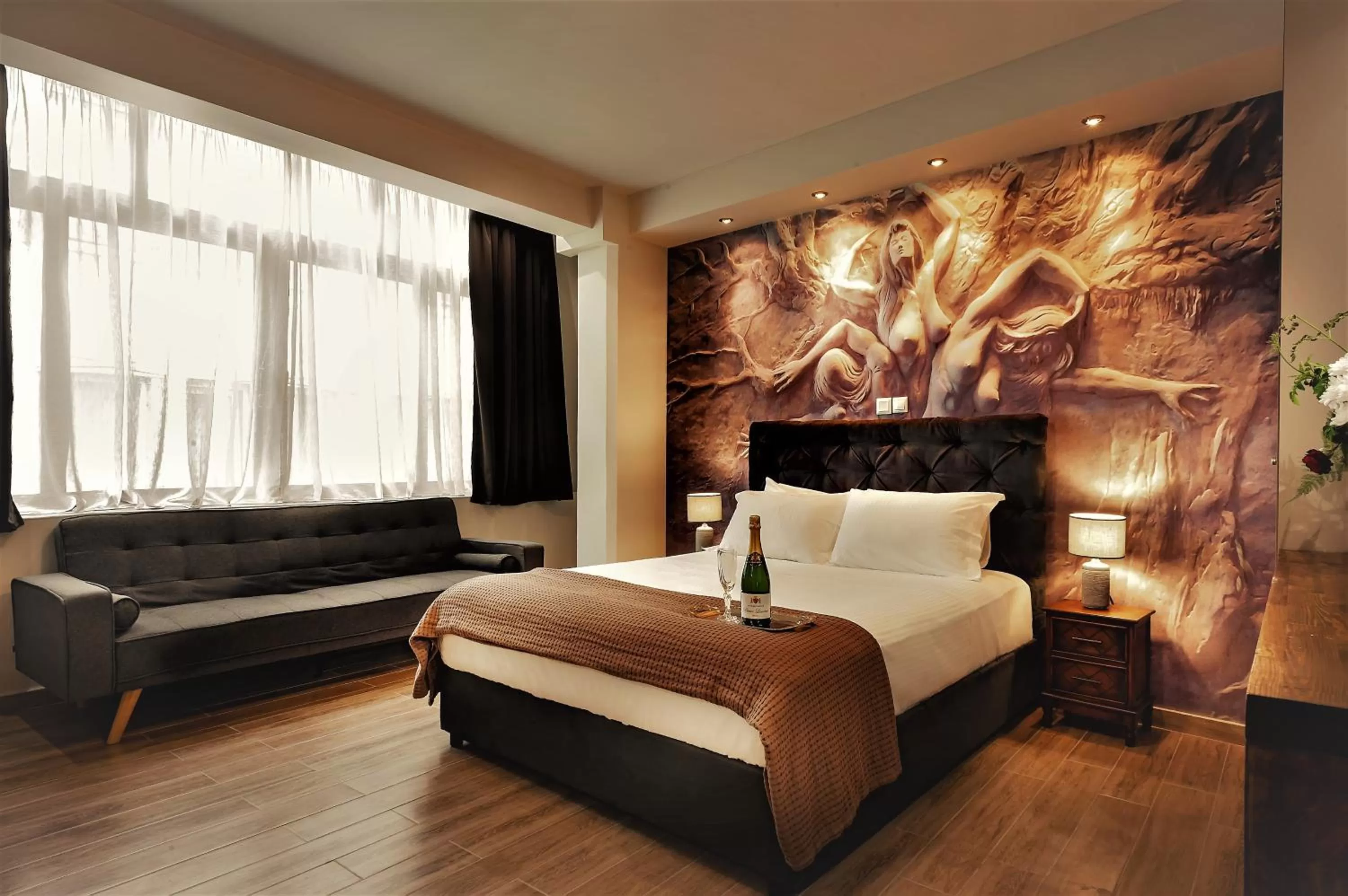 Photo of the whole room, Bed in Pallada Athens boutique rooms & apartments