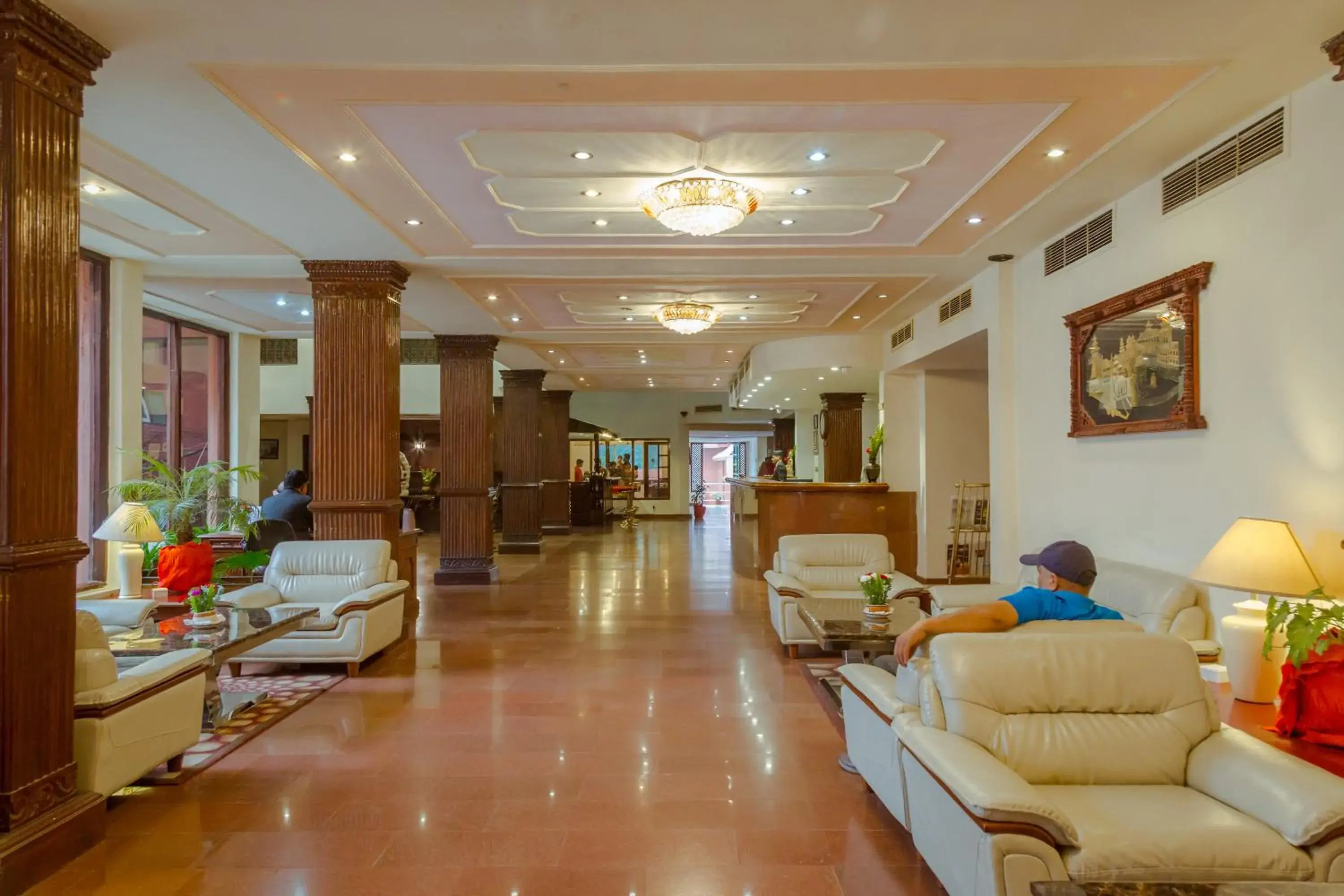 Lobby or reception in Hotel Vaishali