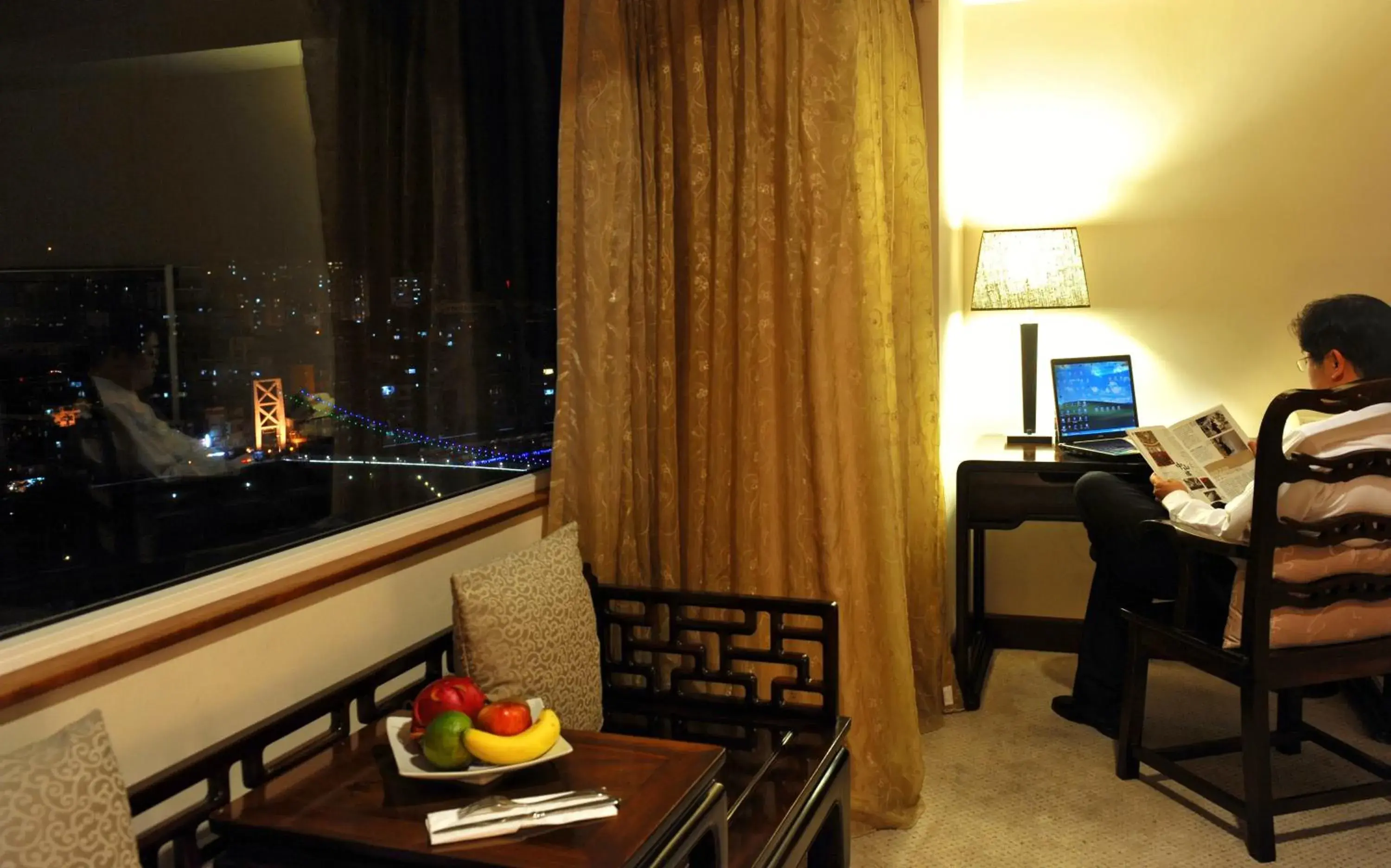 Seating area in Beautiful Hotel Taipei