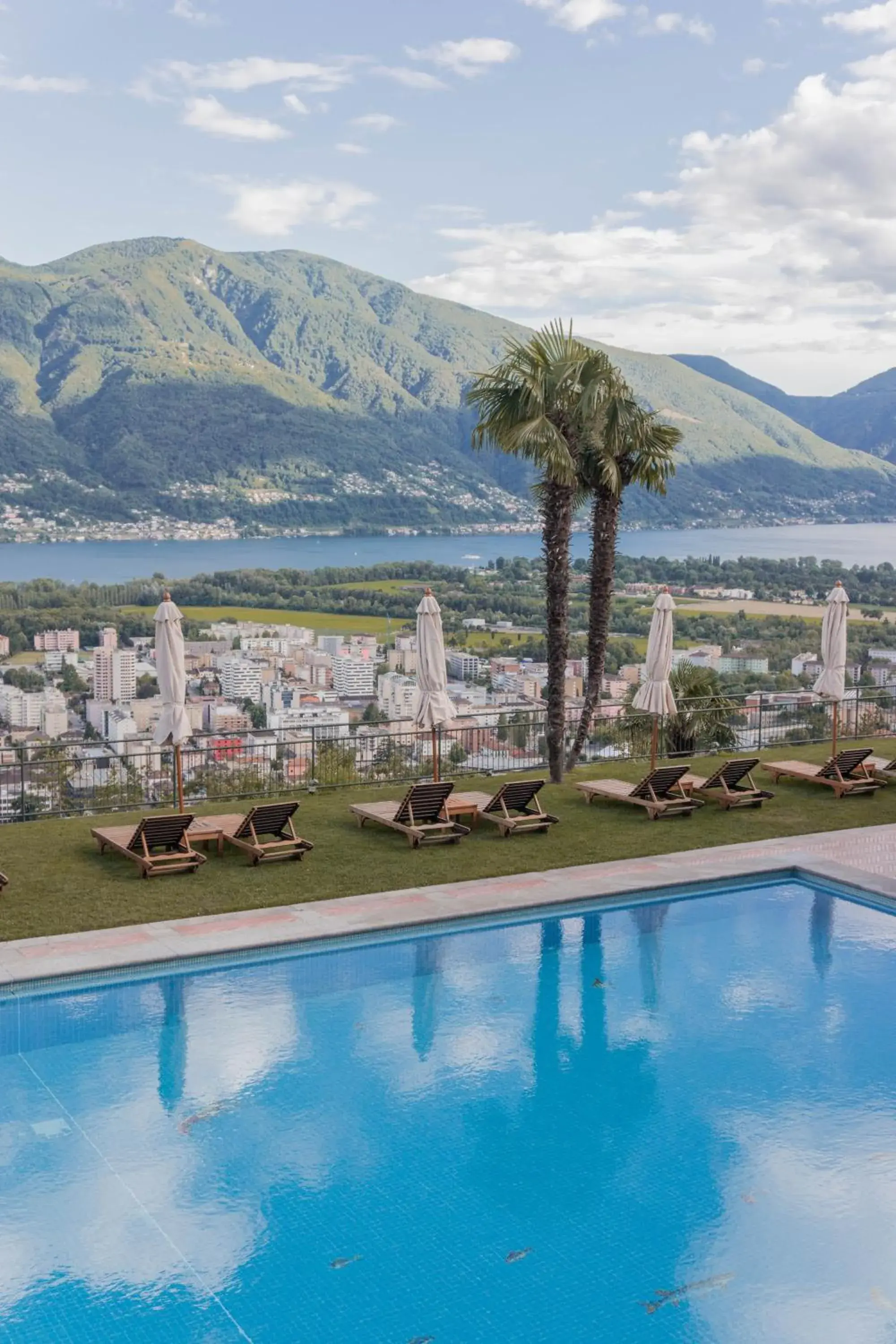 Natural landscape, Swimming Pool in Villa Orselina - Small Luxury Hotel