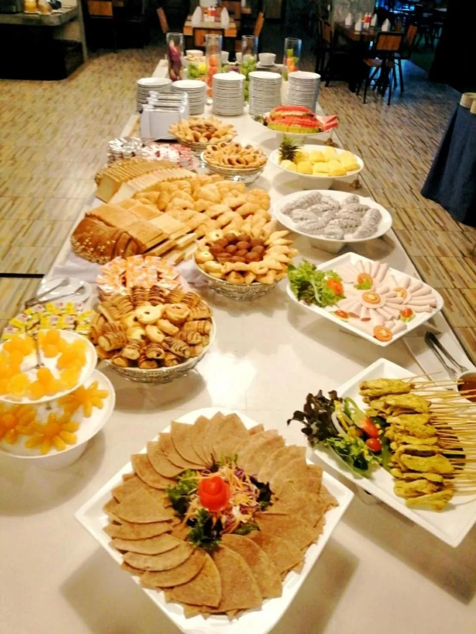 Continental breakfast in Maneetel Krabi Beachfront-SHA Plus