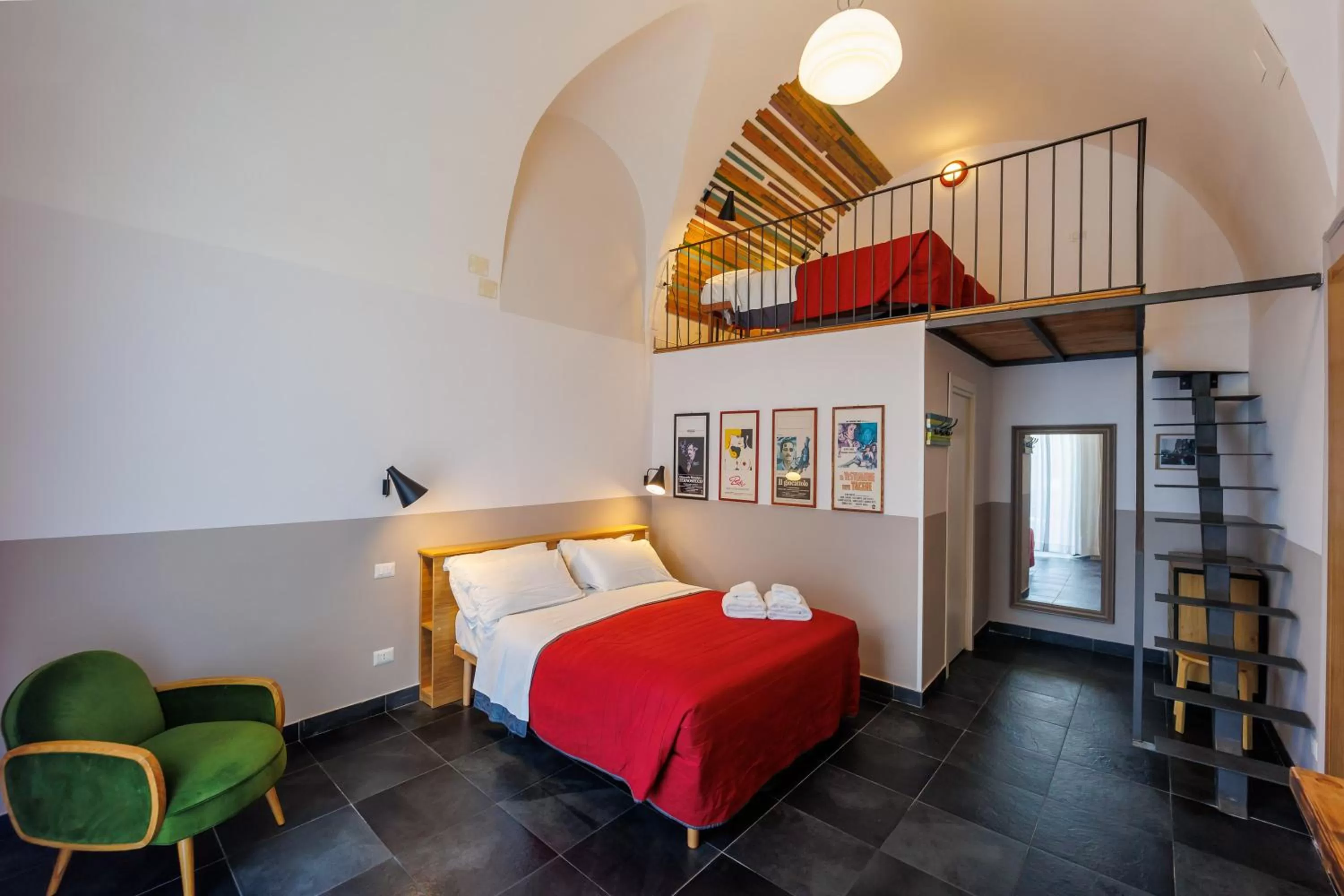 Bedroom, Bed in The Bellini House by House In Naples