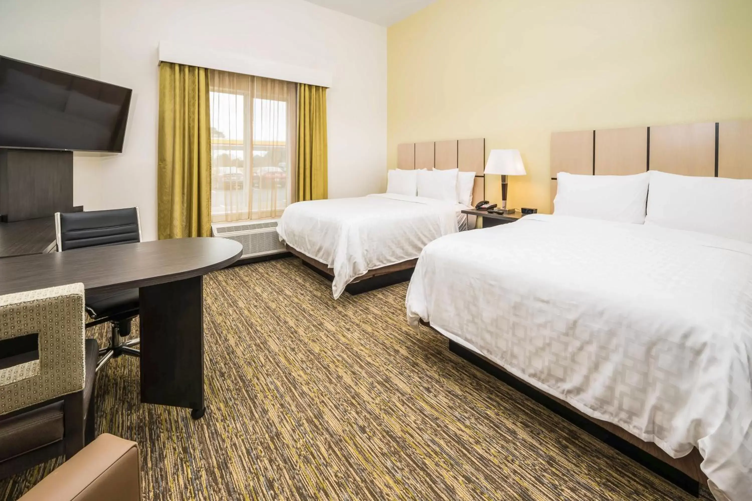 Photo of the whole room, Bed in Candlewood Suites - Ft Walton Bch - Hurlburt Area, an IHG Hotel