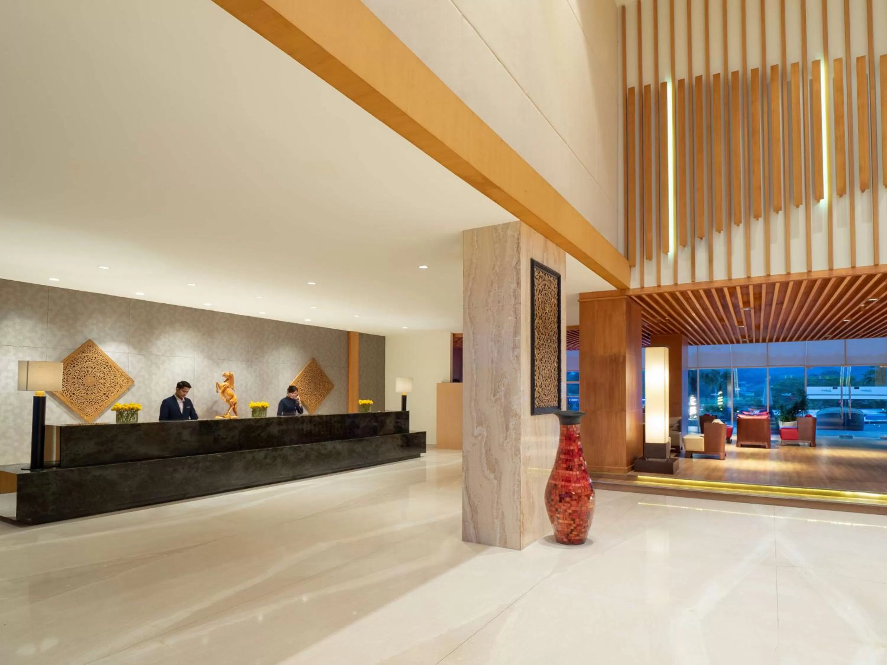 Lobby or reception in Radisson Golf & Convention Center Batam