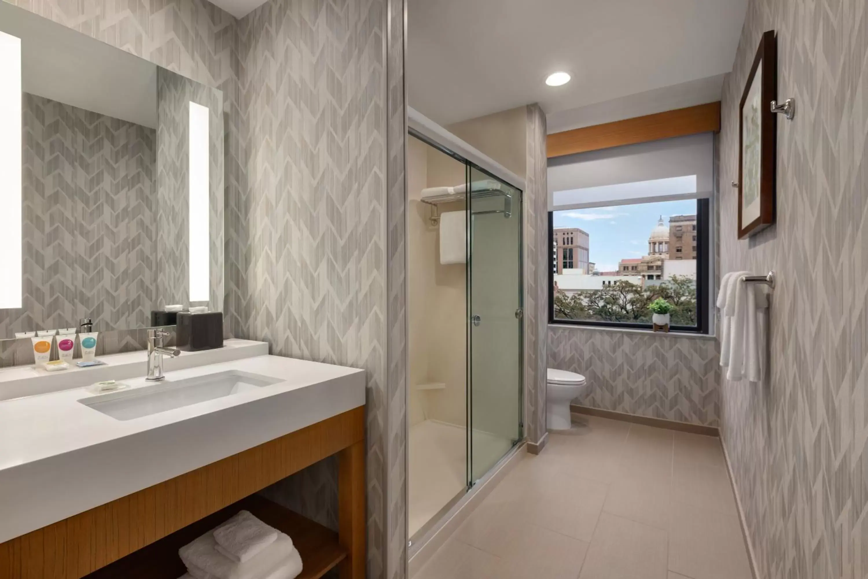 Bathroom in Hyatt Place Houston Downtown