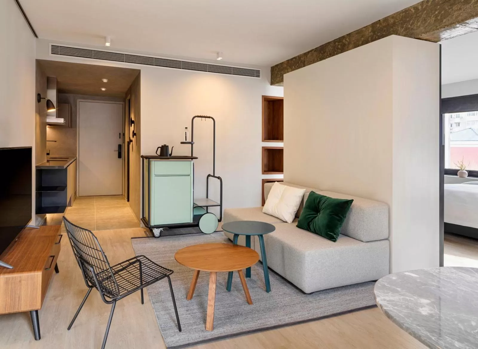 Living room in Stey Beijing Wangfujing Hotel