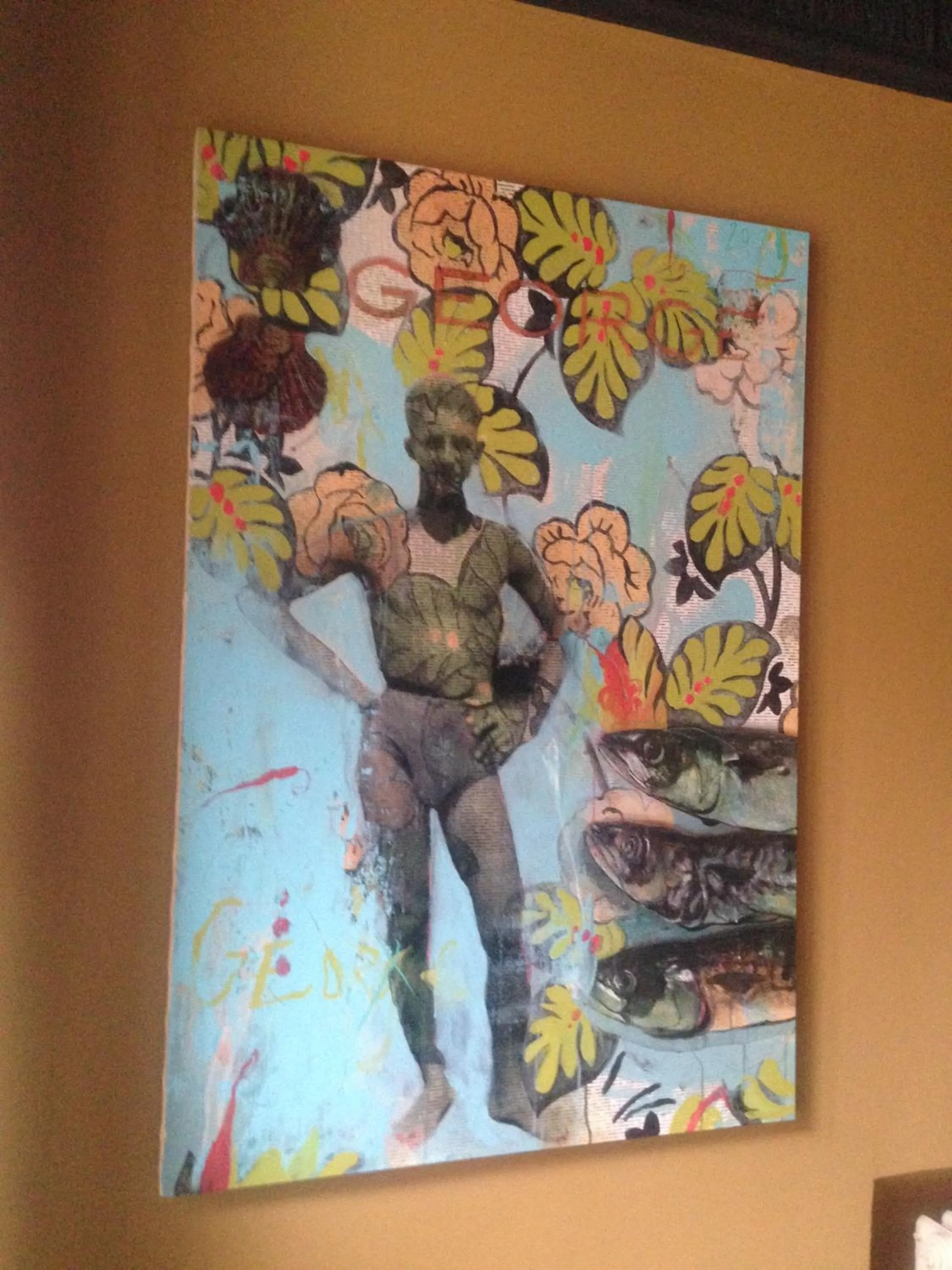 Decorative detail in Hôtel du Commerce