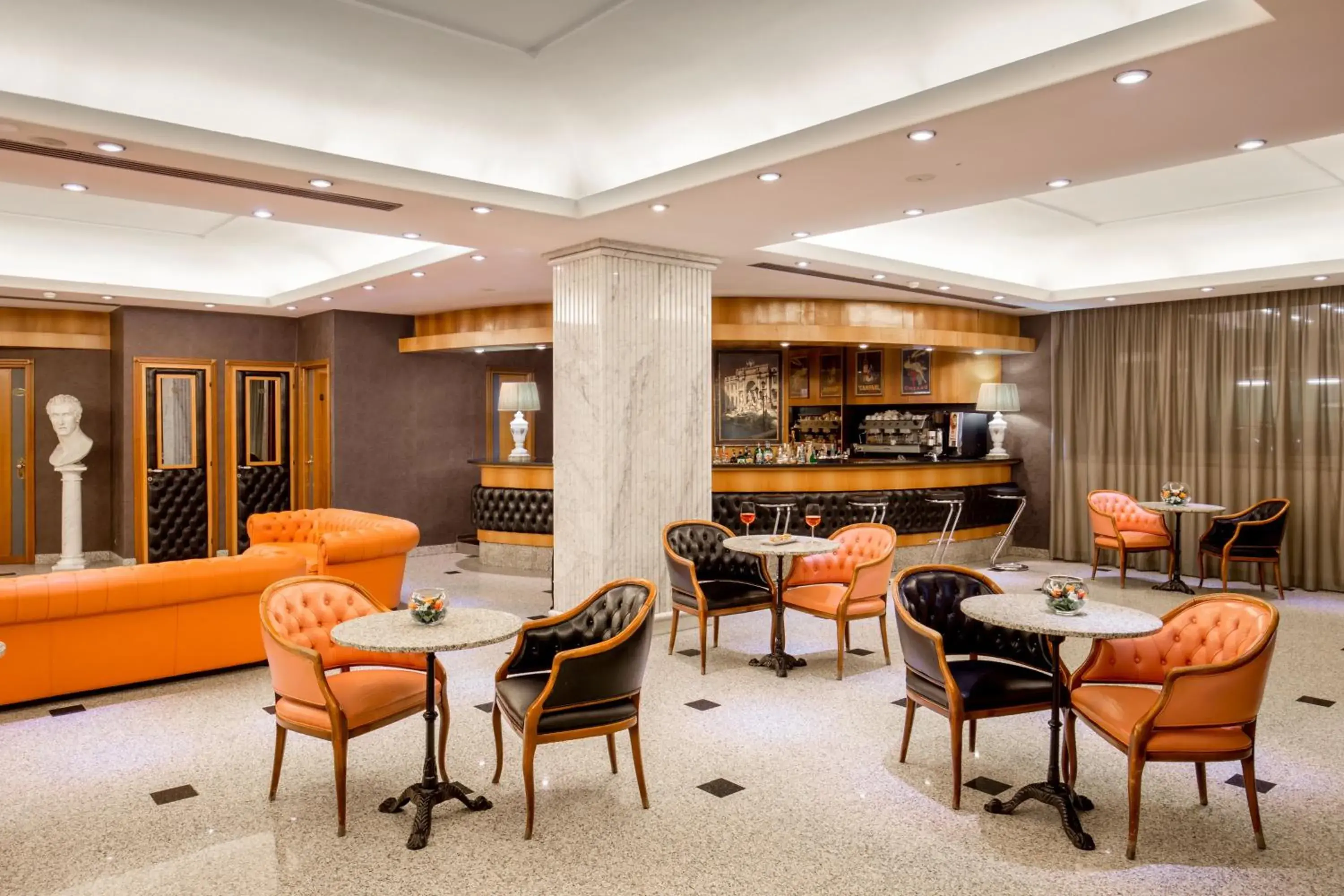 Lounge or bar in Enea Hotel Pomezia Lounge or bar in Enea Hotel Pomezia