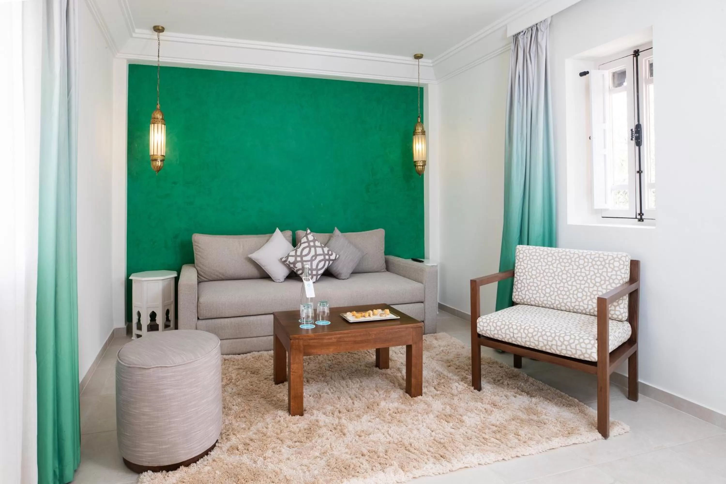 Living room in Sol Oasis Marrakech