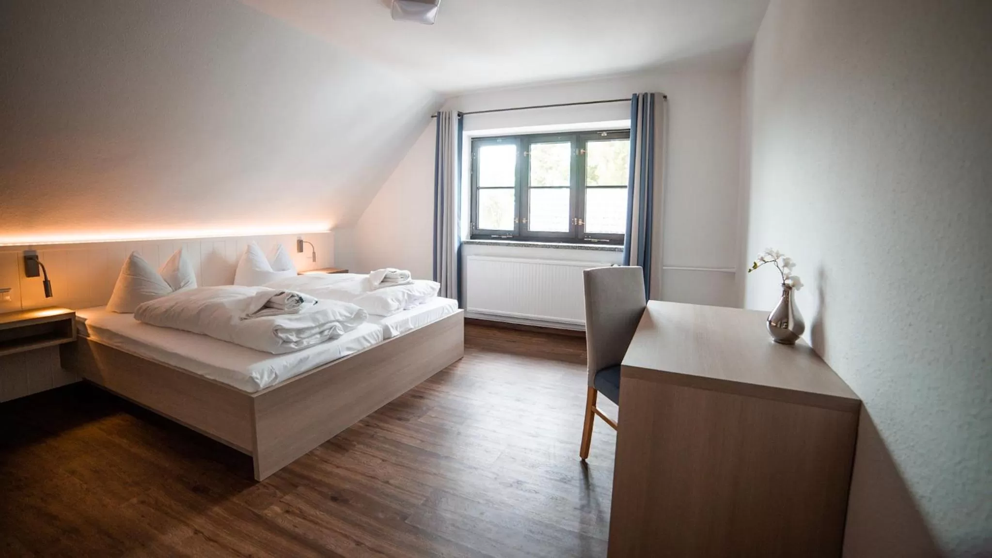 Bed in Gasthaus Zur Fähre