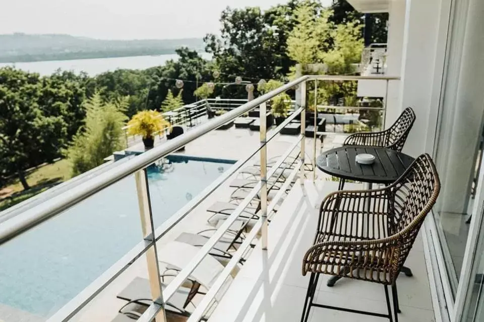 Balcony/Terrace in Ocean Suites Bohol Boutique Hotel