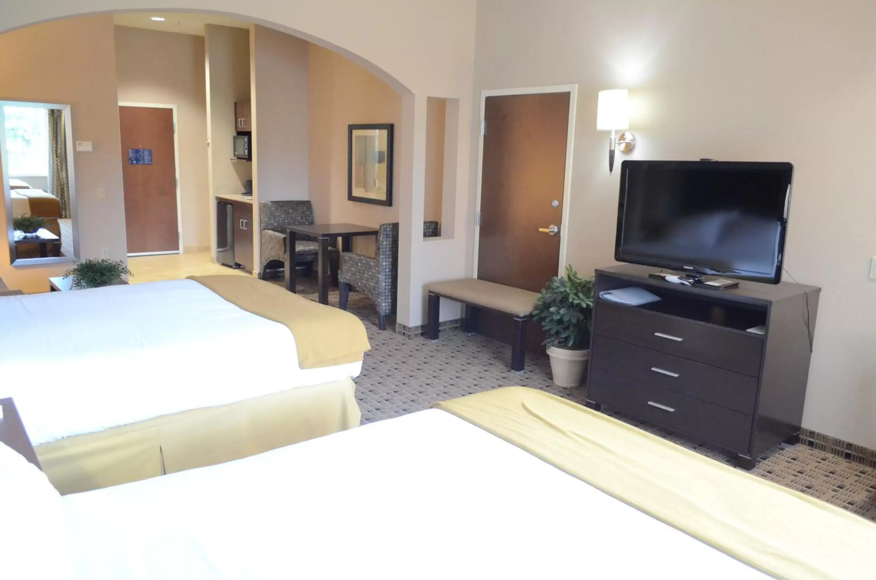 TV and multimedia, Bed in Holiday Inn Express Hotel & Suites Houston Energy Corridor - West Oaks, an IHG Hotel