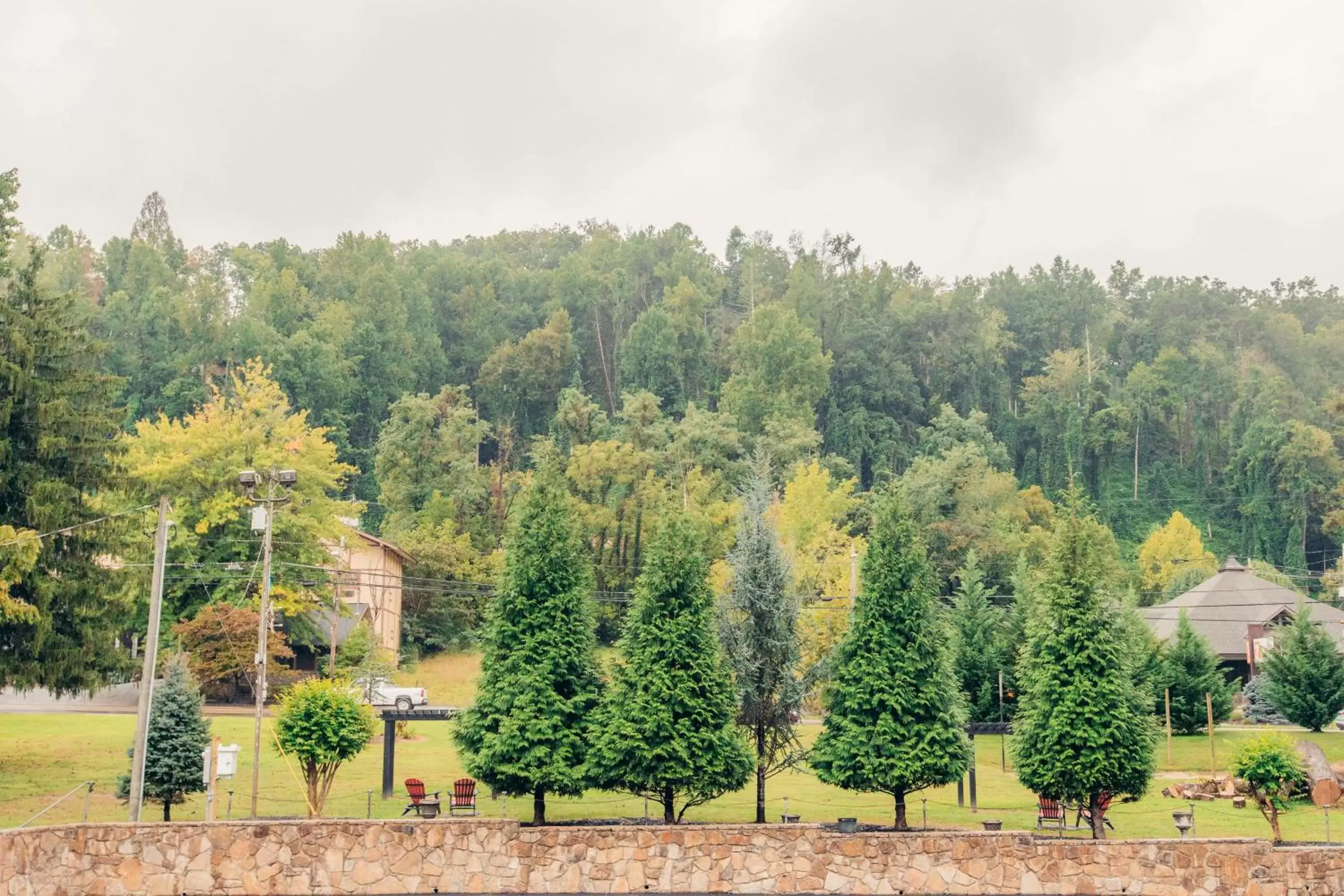 Mountain view in Brookside Lodge