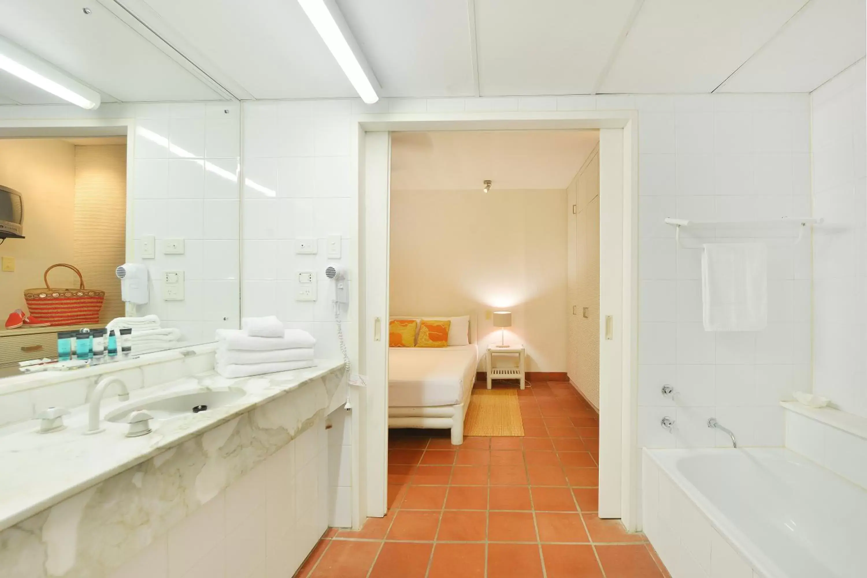 Bathroom in Club Tropical Resort with Onsite Reception & Check In