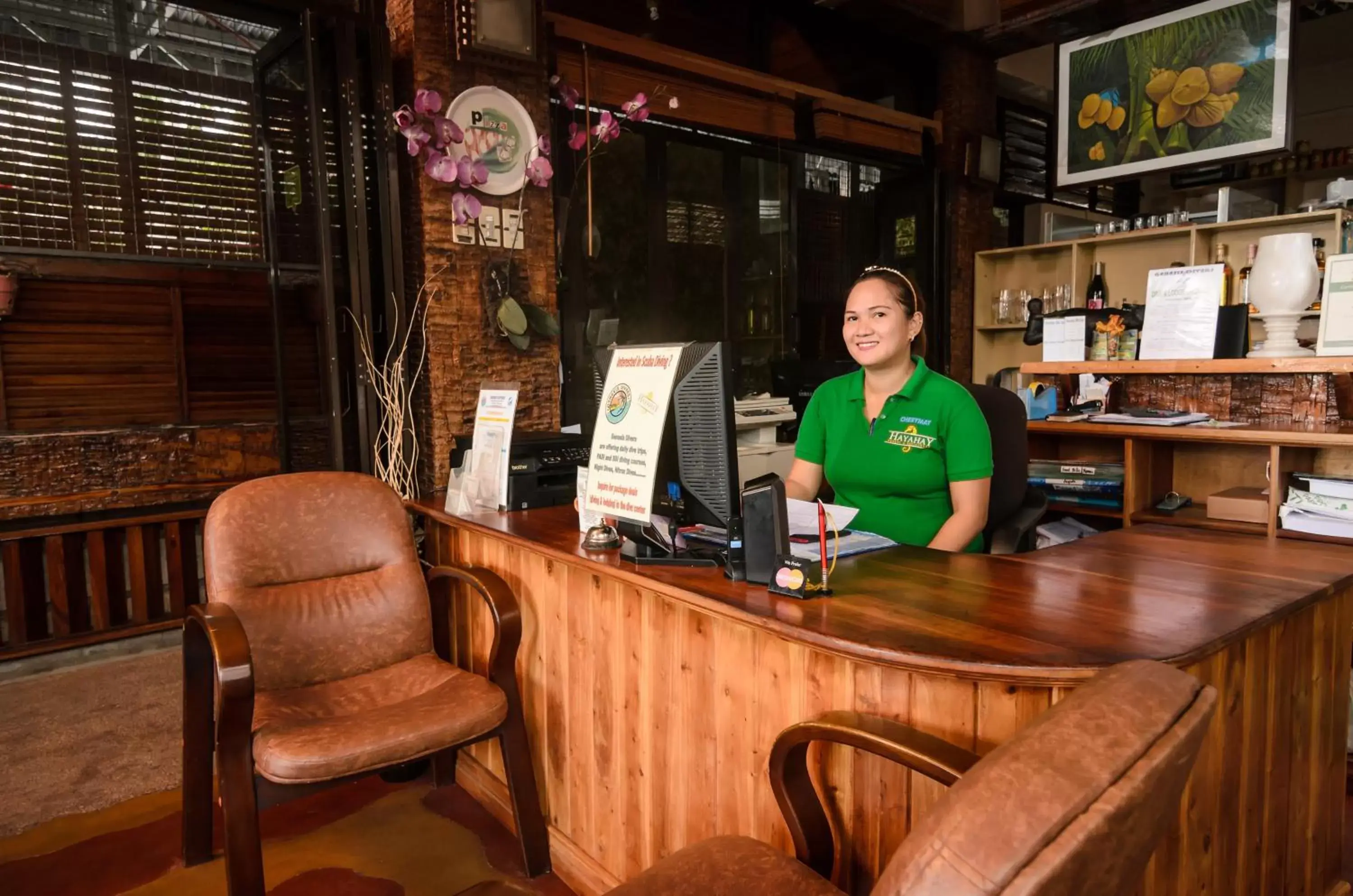 Lobby or reception in Hayahay Resort