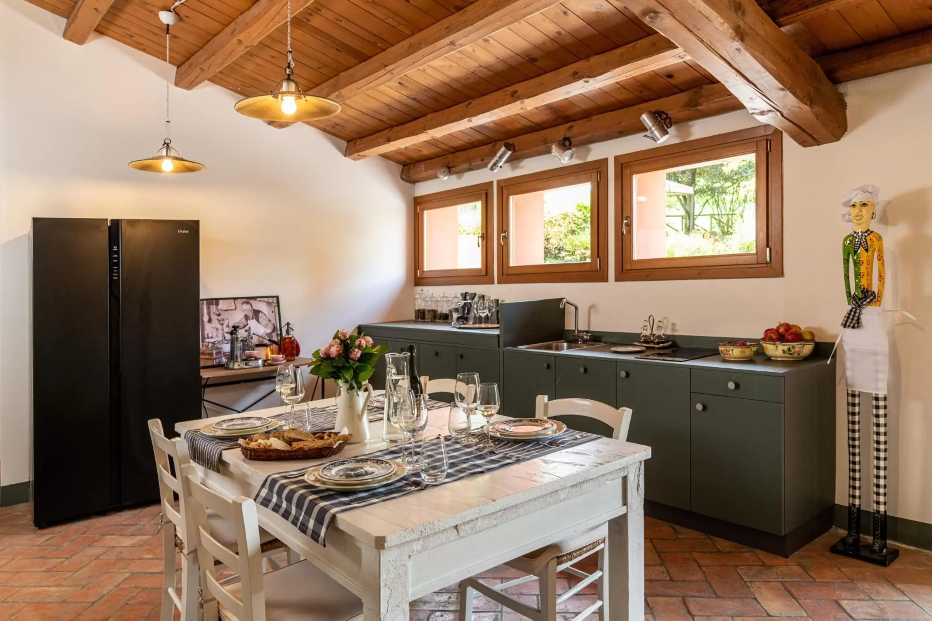 Kitchen or kitchenette, Restaurant/Places to Eat in Villa Clementina - Prosecco Country Hotel