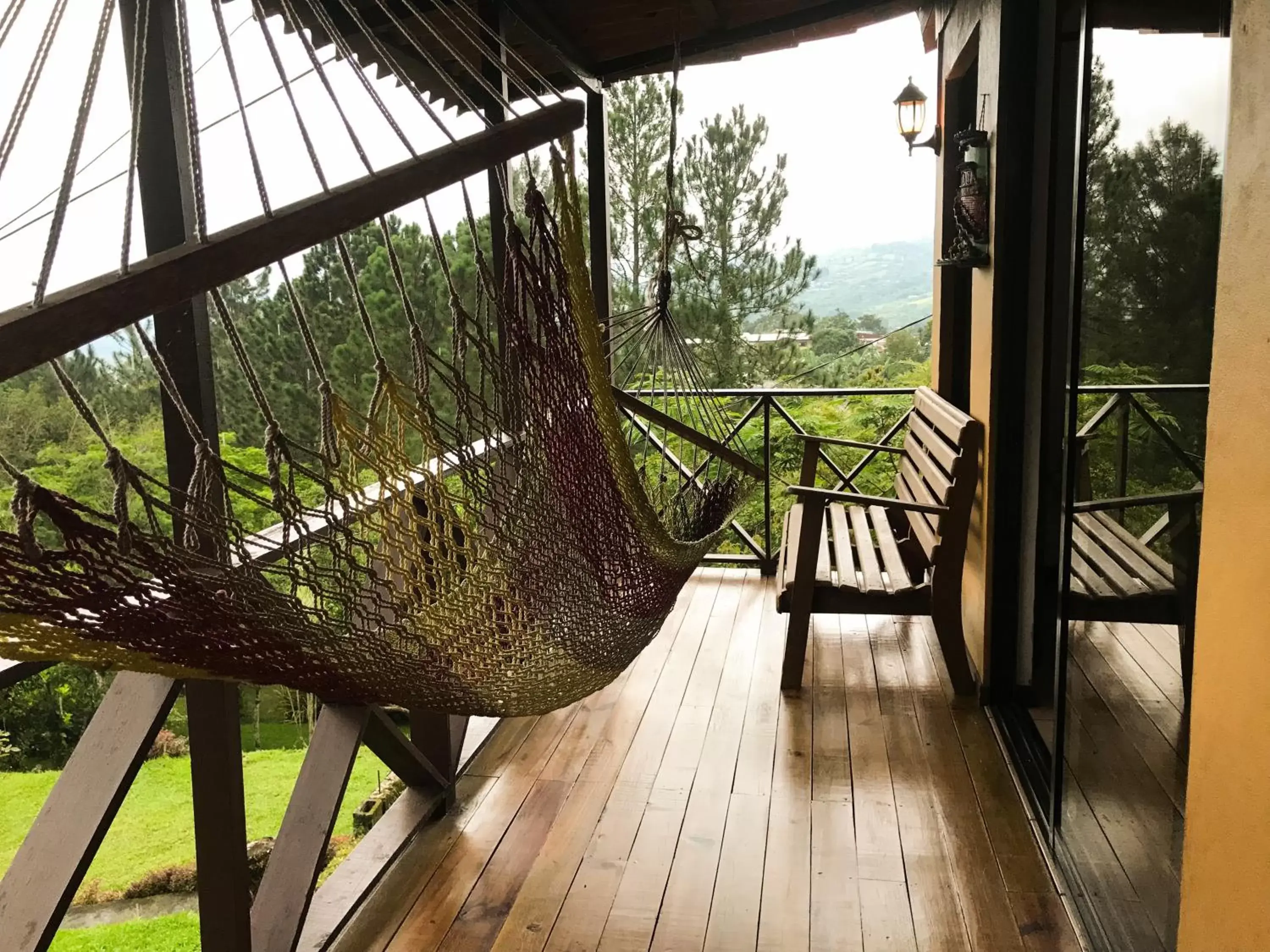 Patio, Balcony/Terrace in Hospedaje La Naciente