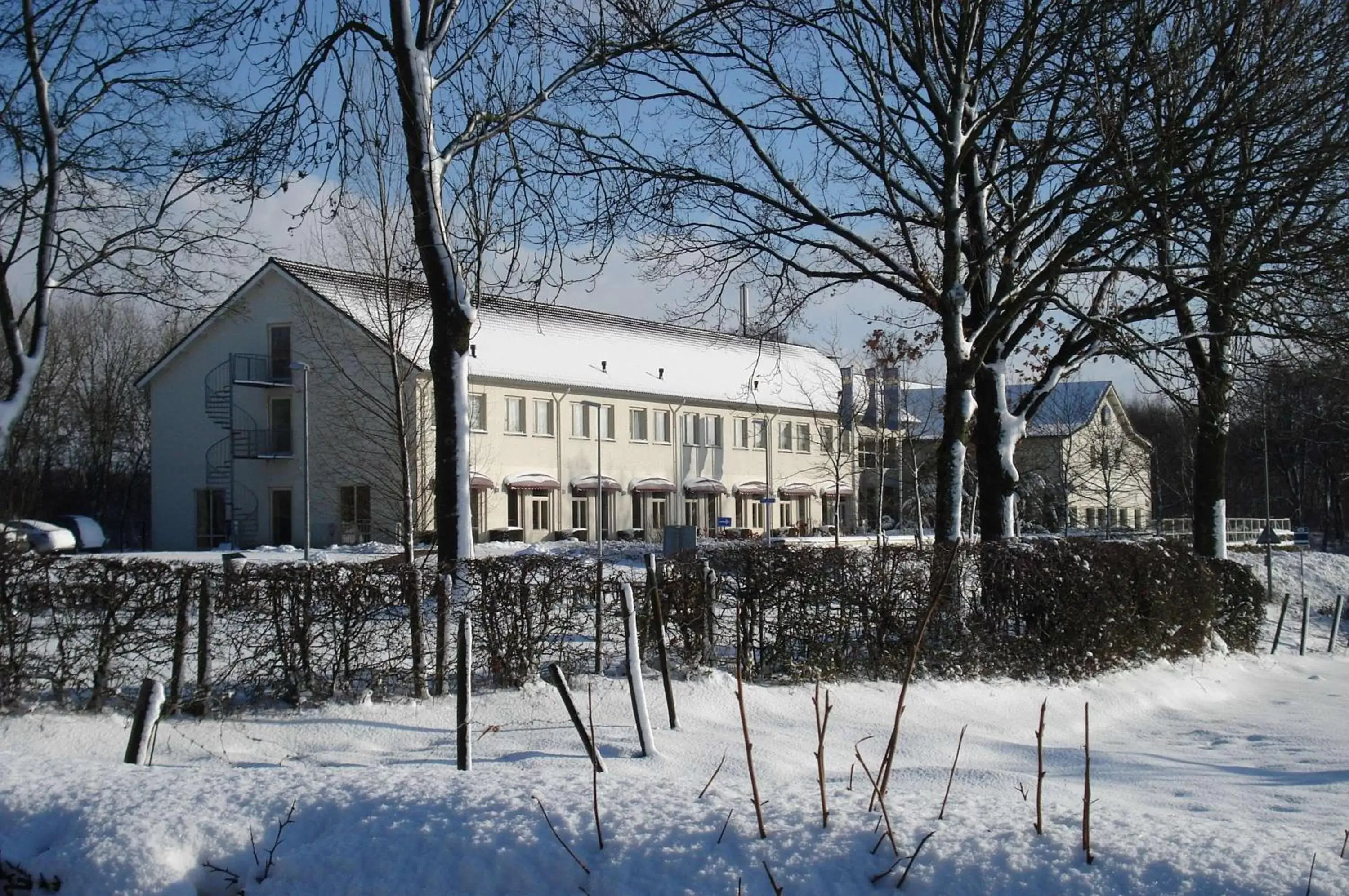 Property building, Winter in Best Western Hotel Slenaken