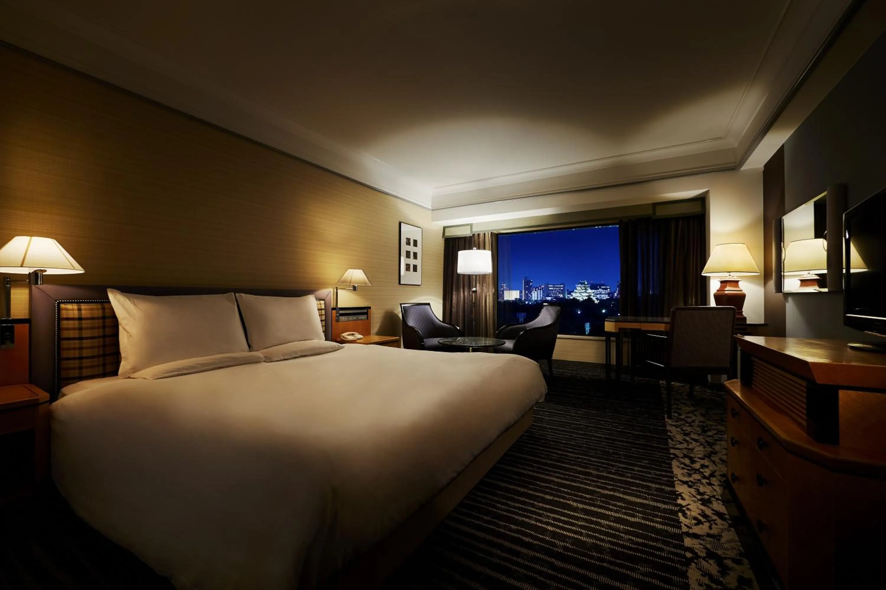 Bedroom, Bed in Hotel New Otani Osaka