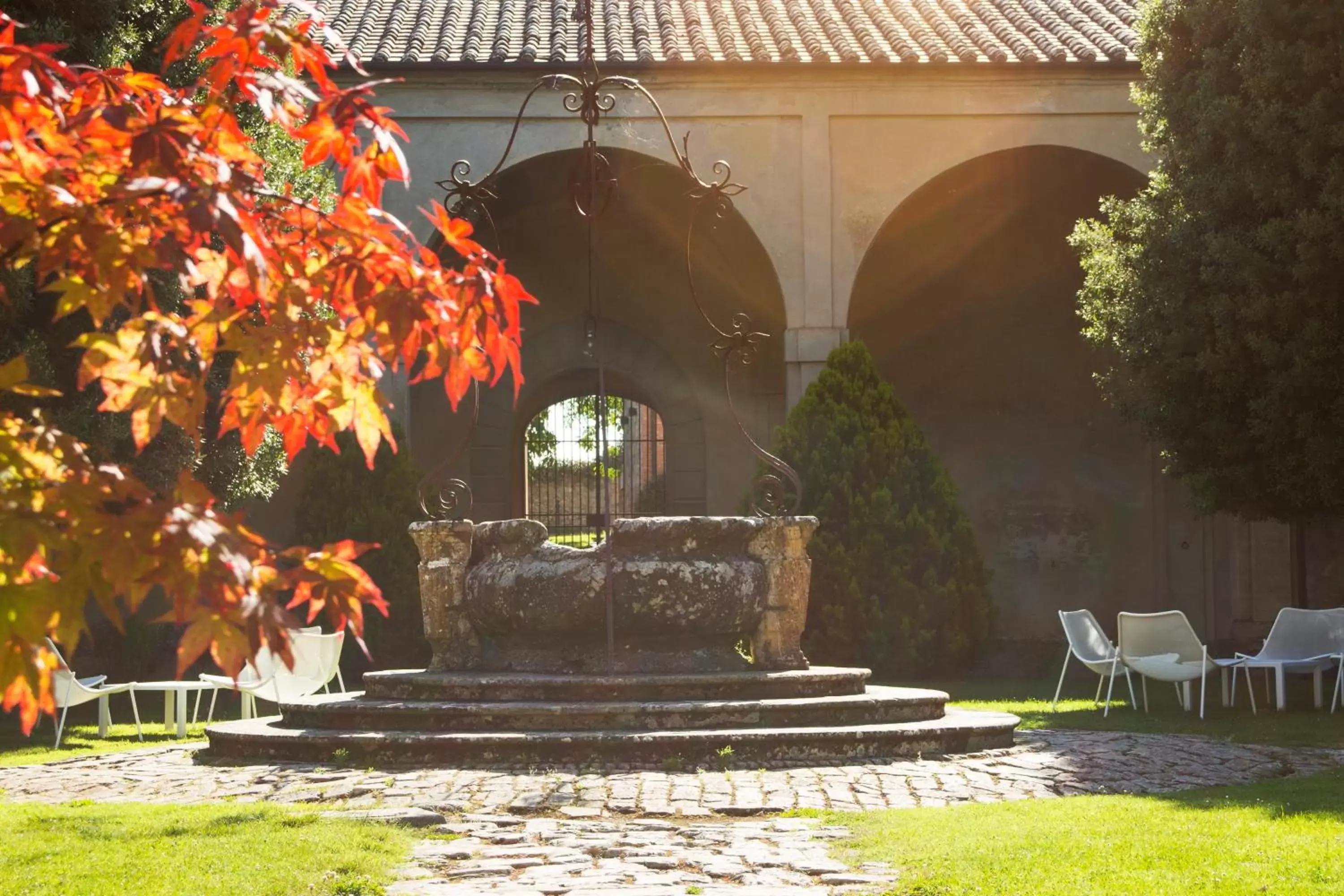 Garden in Certosa di Pontignano Residenza d'Epoca