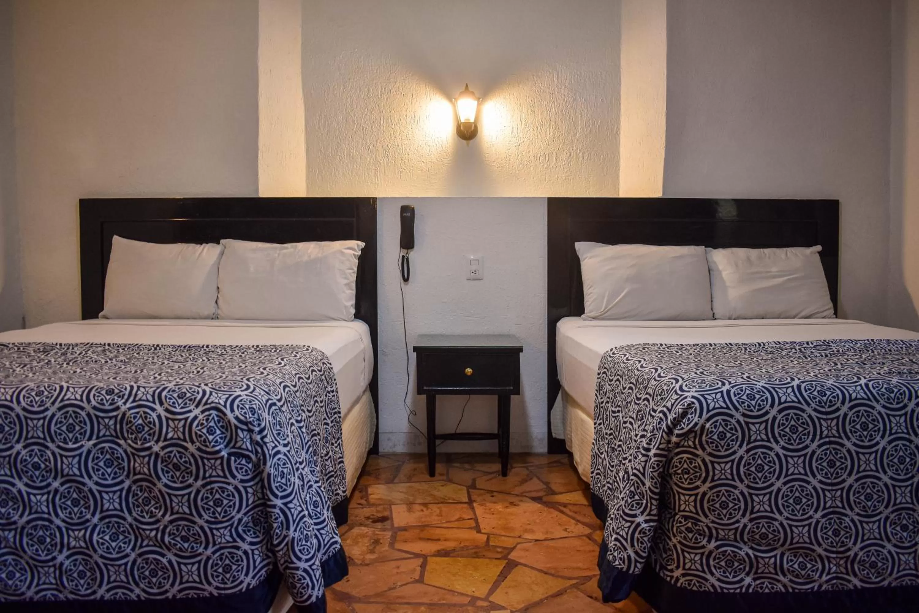 Bed in Hotel Santa Ana